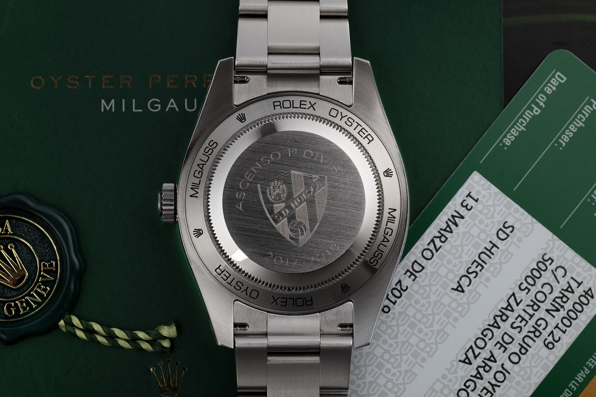 ref 116400 | Rolex Warranty to 2024 | Rolex Milgauss