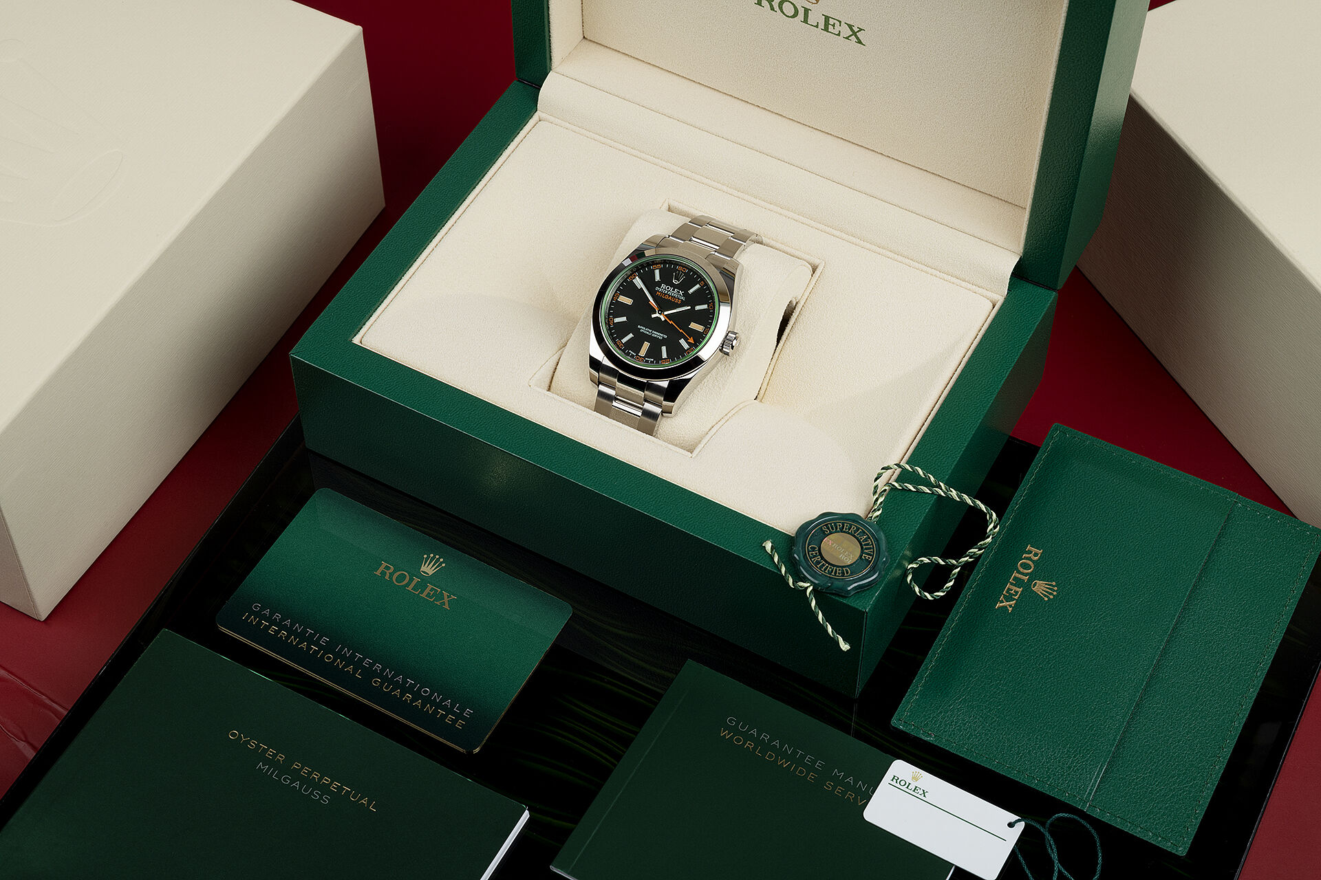 ref 116400GV | Rolex Warranty to 2025 | Rolex Milgauss