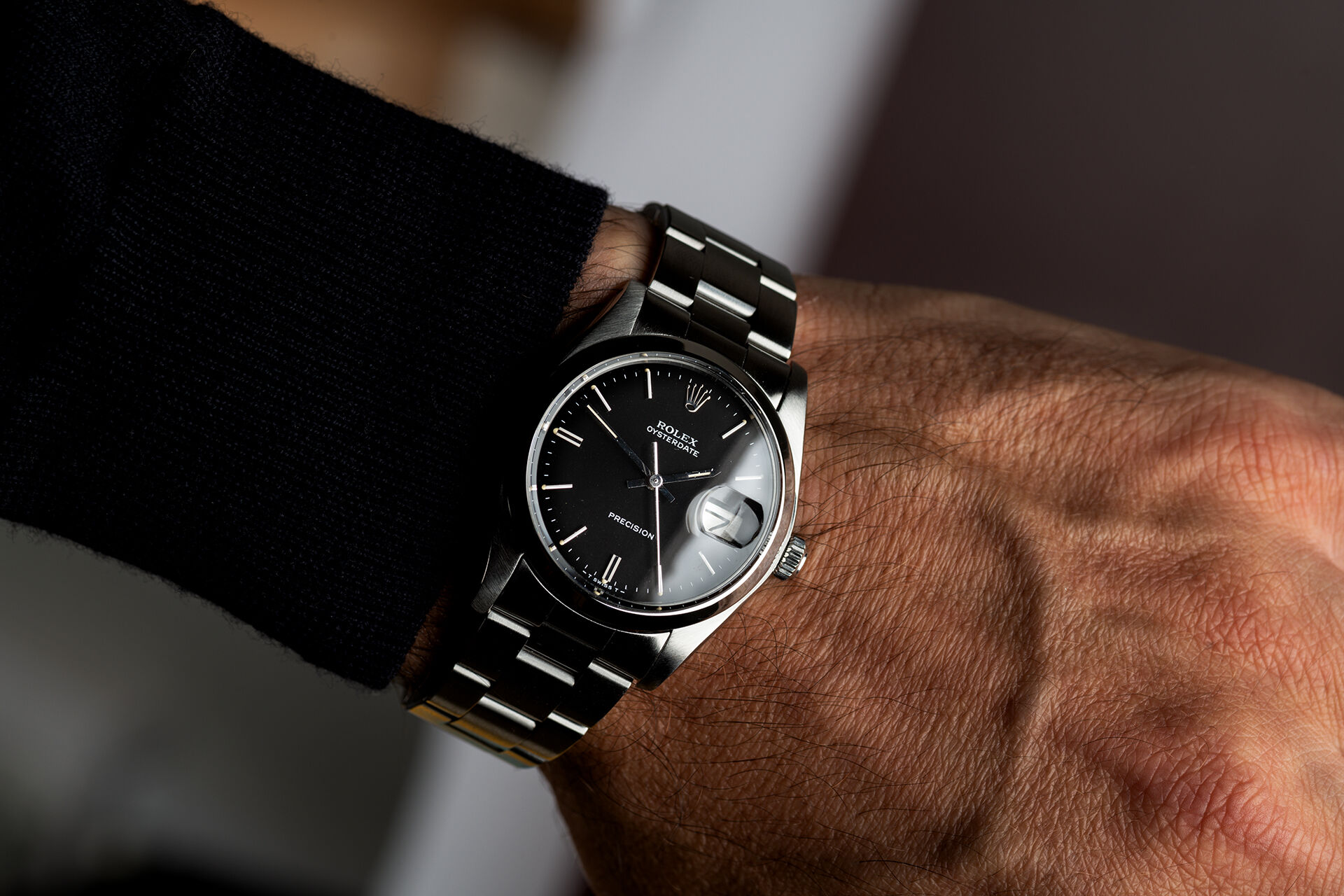 ref 6694 | Black Dial 'Precision' | Rolex Oyster Date