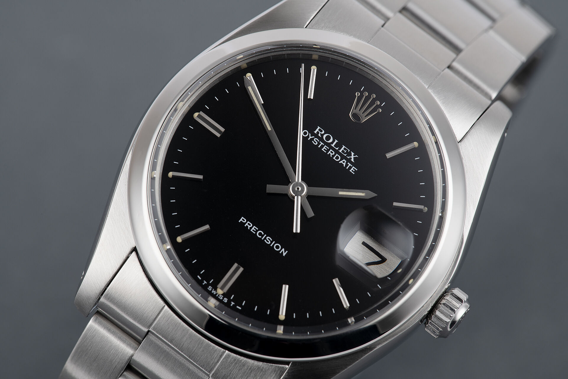 ref 6694 | Black Dial 'Precision' | Rolex Oyster Date