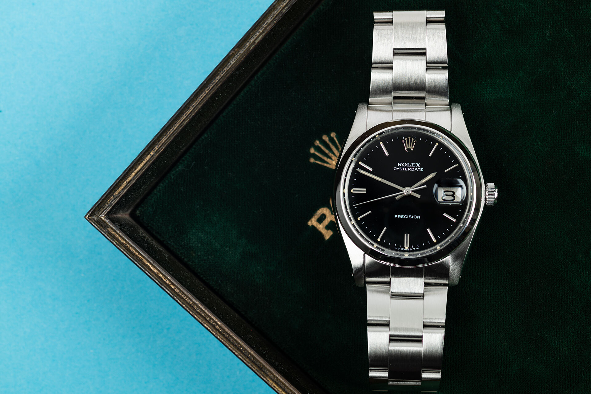 ref 6694 | Black Dial 'Precision' | Rolex Oyster Date