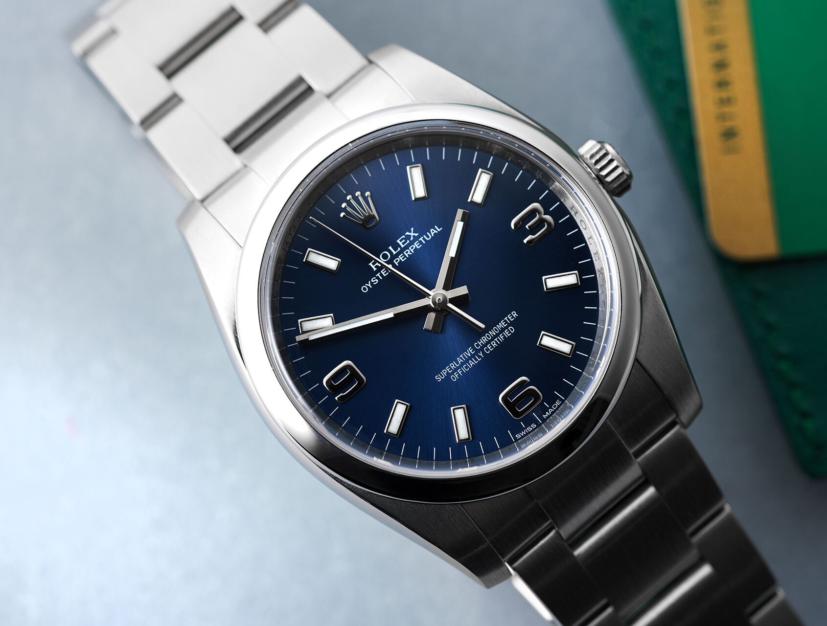 ref 114200 | 114200 - Box & Papers | Rolex Oyster Perpetual