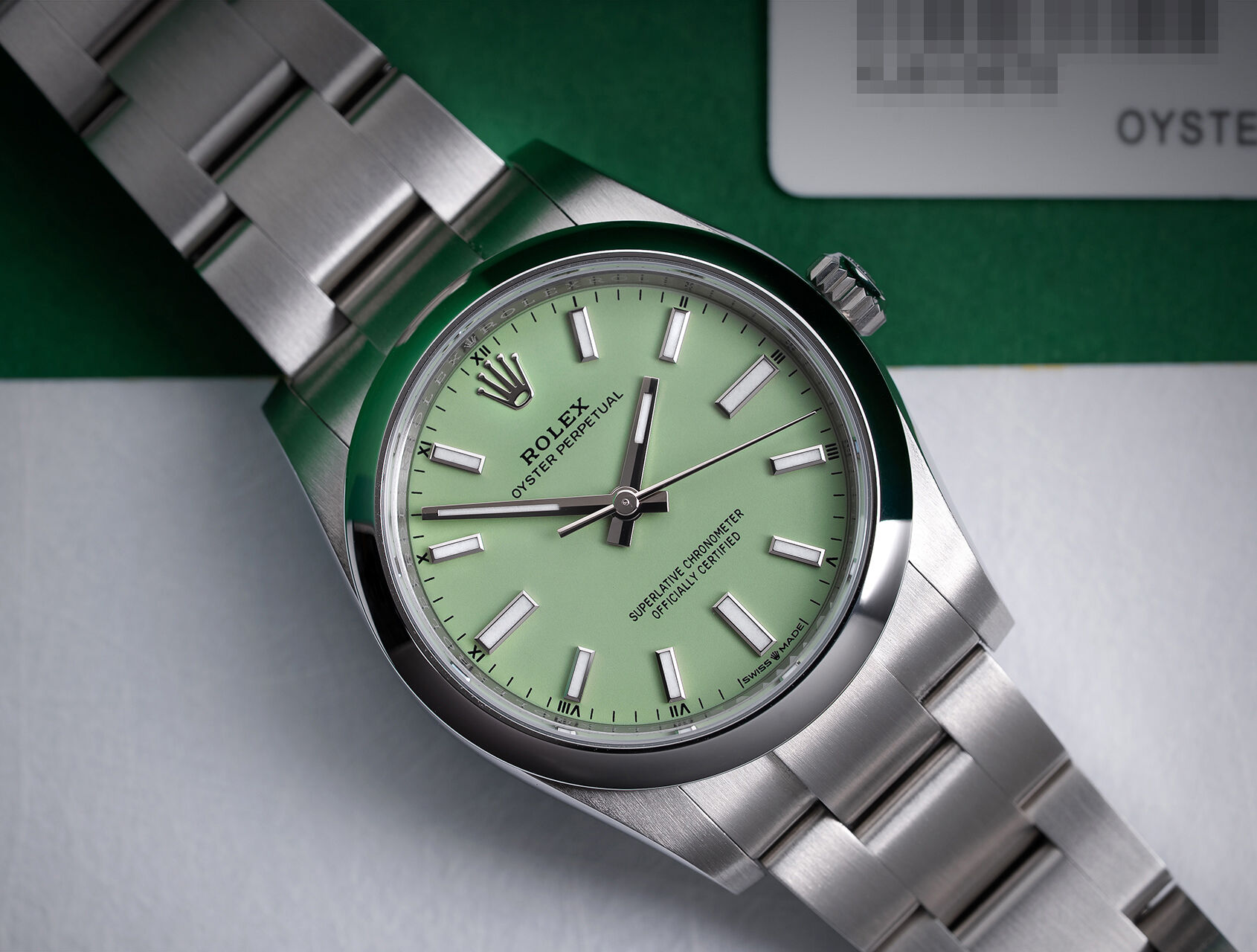 ref 124200 | 124200 - Pistachio | Rolex Oyster Perpetual