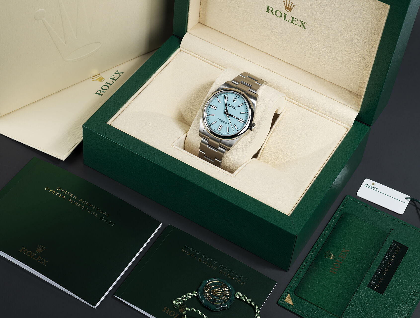 ref 124300 | 124300 - Box & Certificate | Rolex Oyster Perpetual