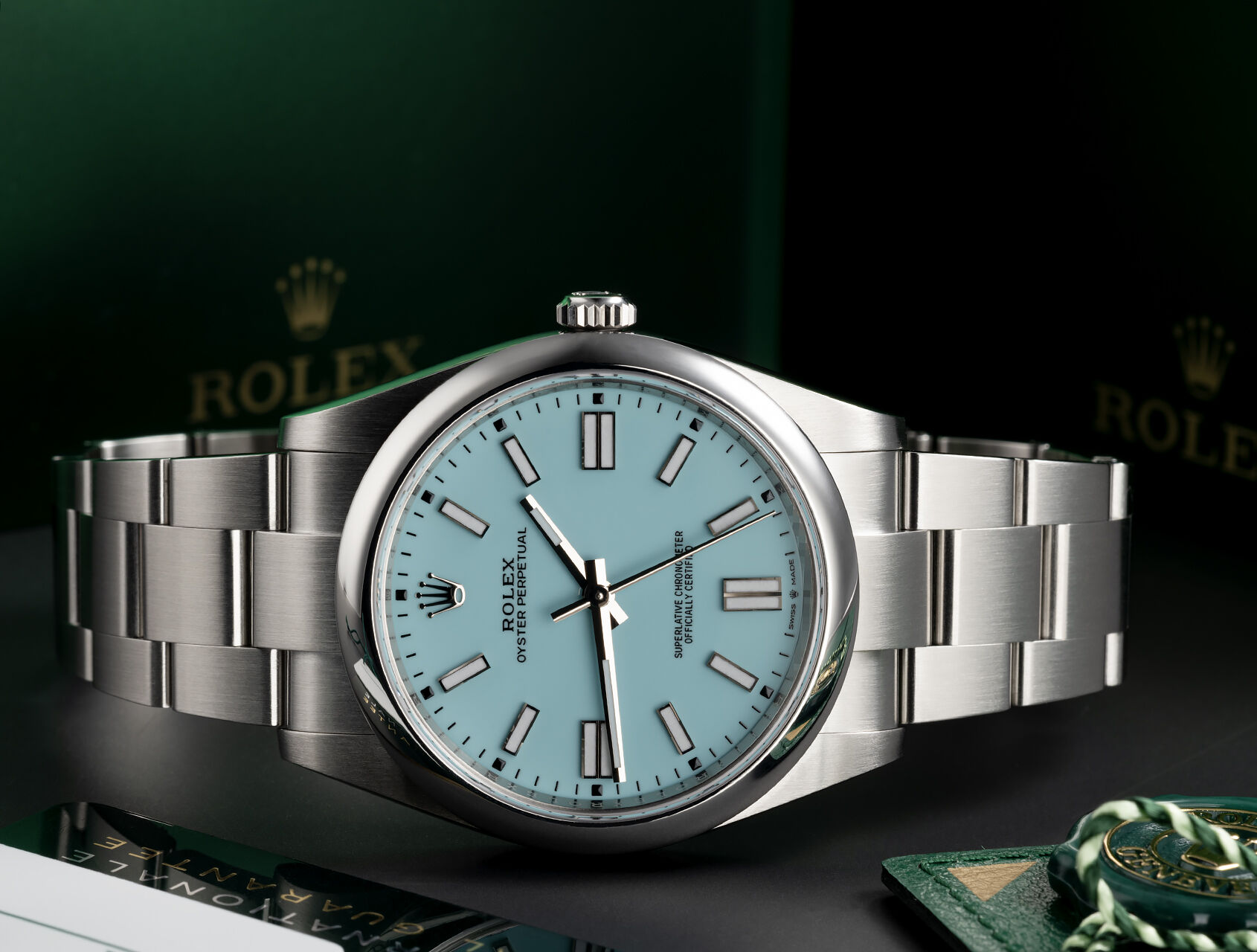 ref 124300 | 124300 - Box & Certificate | Rolex Oyster Perpetual