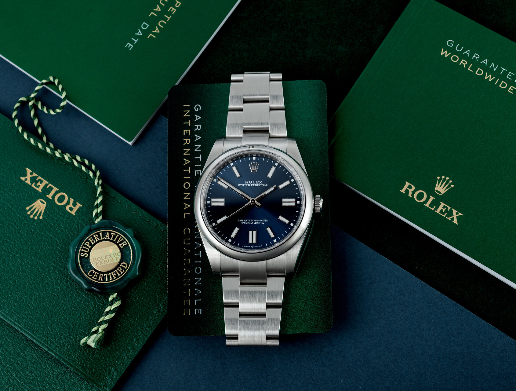 ref 124300 | 124300 - Box & Certificate | Rolex Oyster Perpetual