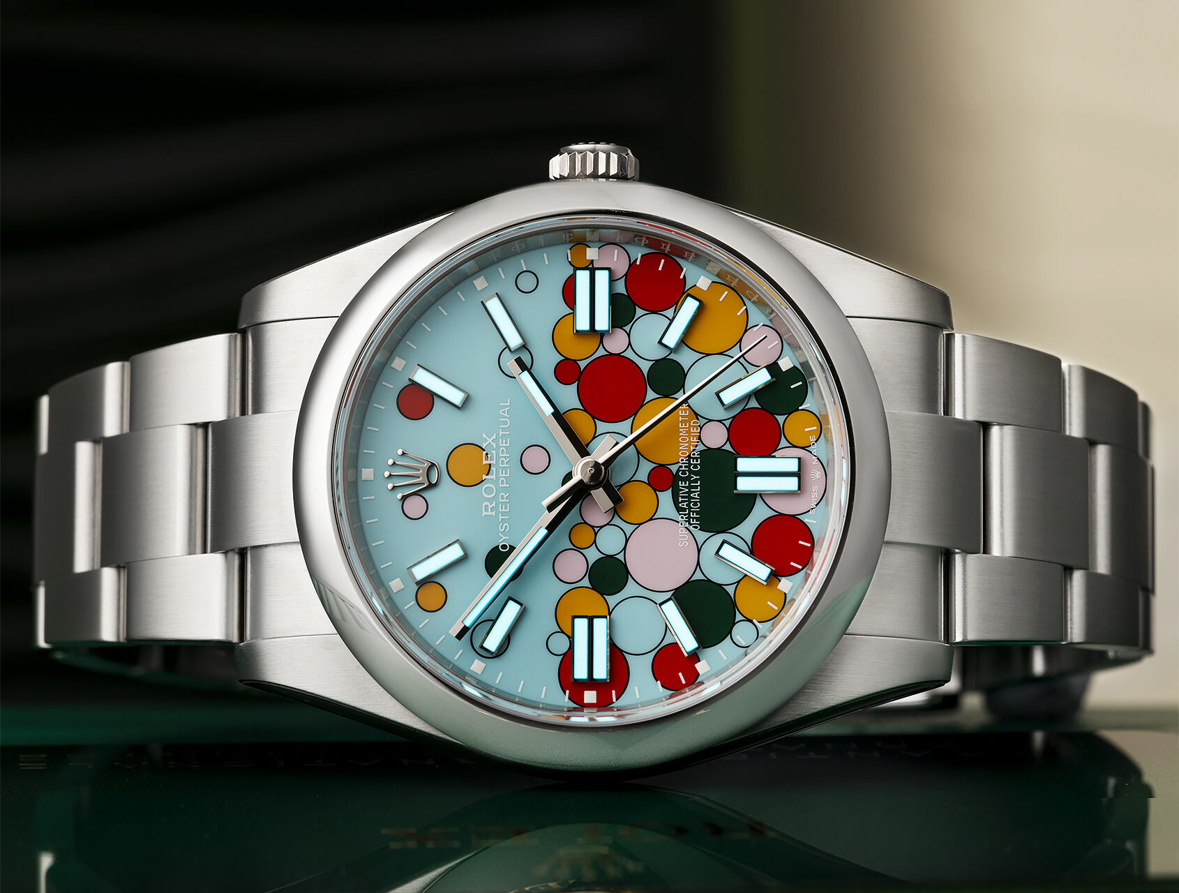 ref 124300 | 124300 - Celebration Dial | Rolex Oyster Perpetual