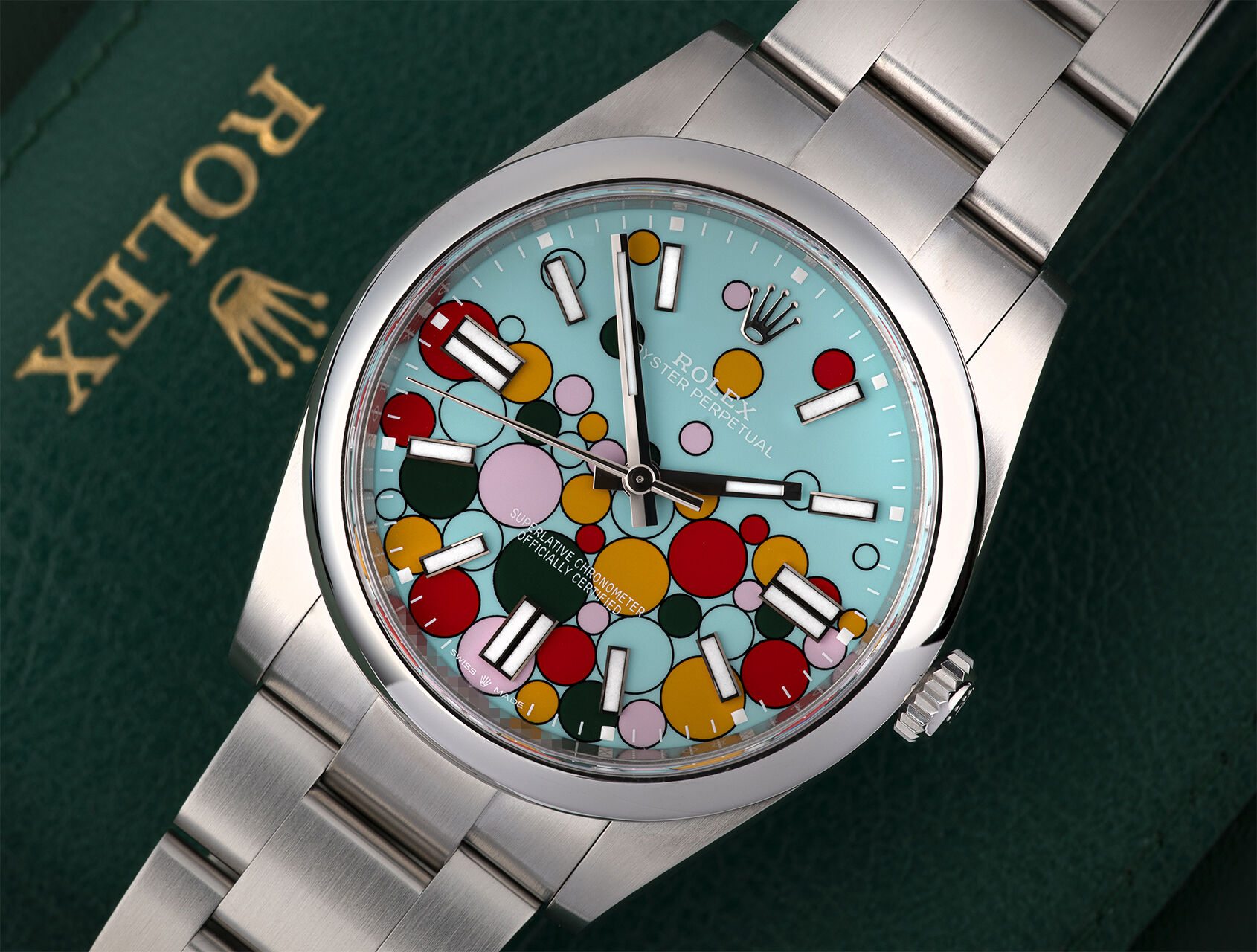 ref 124300 | 124300 - Celebration Dial | Rolex Oyster Perpetual