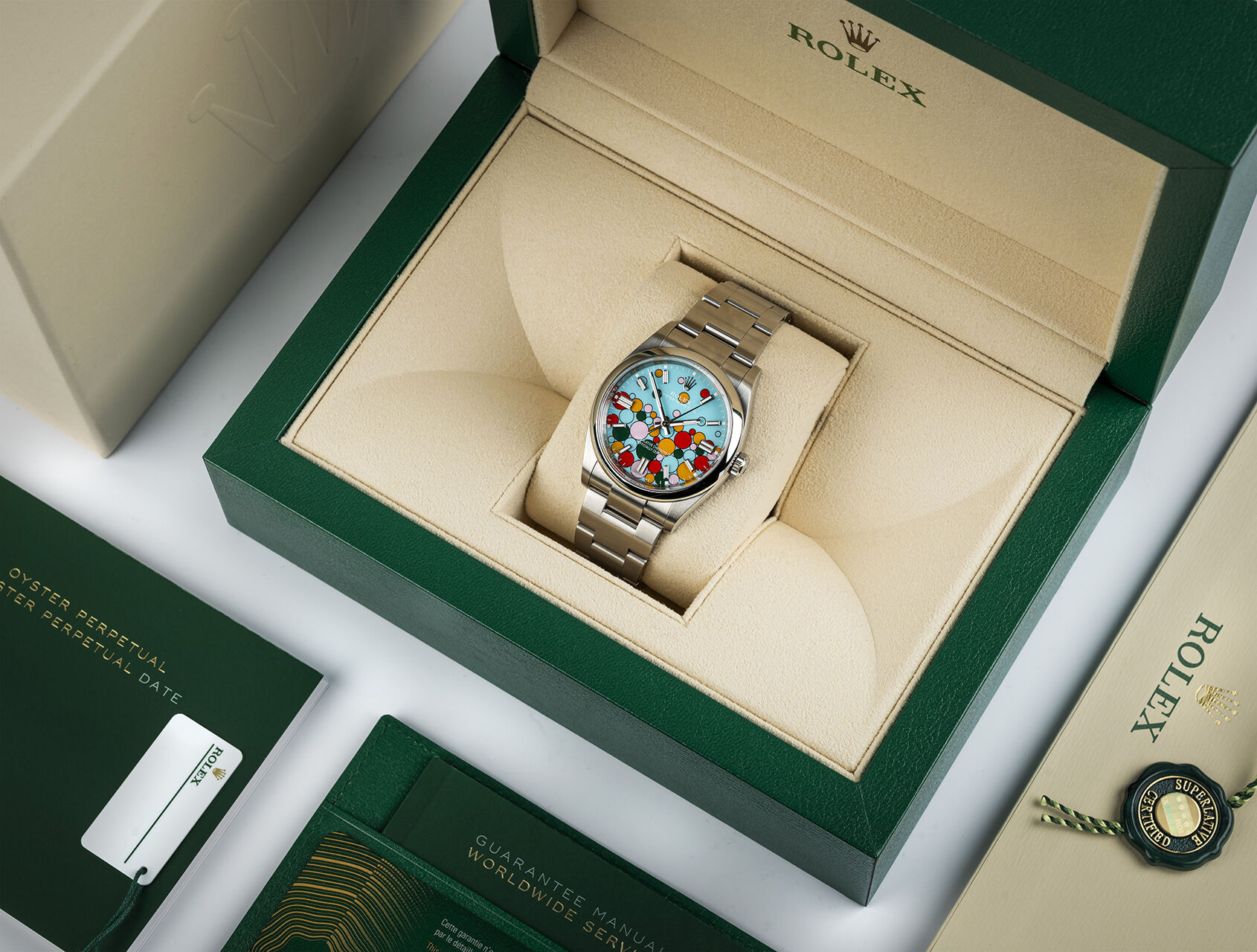 ref 126000 | 126000 - Celebration Motif | Rolex Oyster Perpetual
