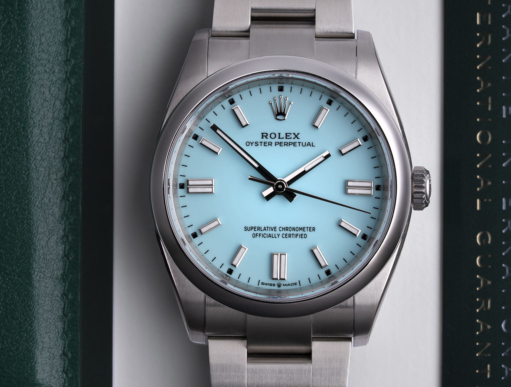 ref 126000 | 126000 - Tiffany Blue | Rolex Oyster Perpetual