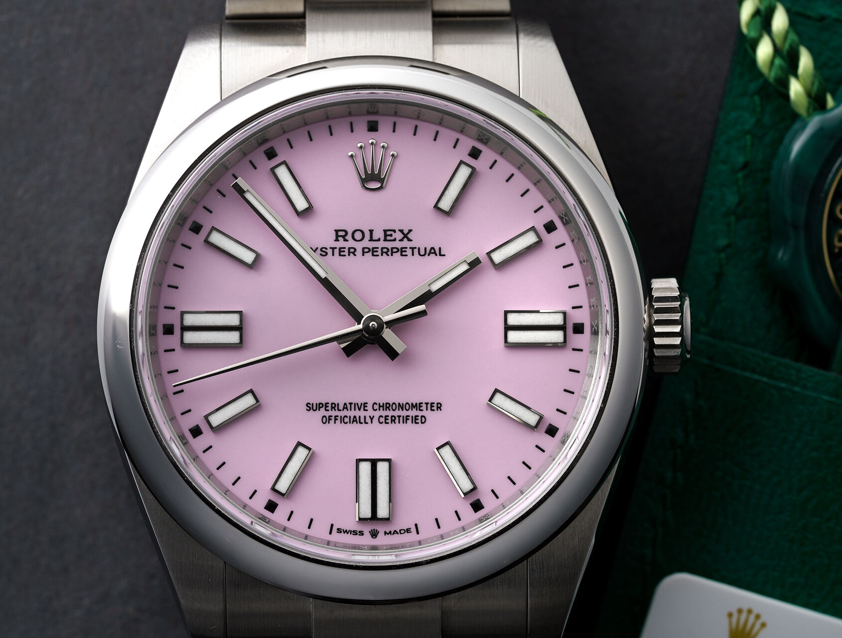 ref 134300 | 134300 - Candy Pink | Rolex Oyster Perpetual