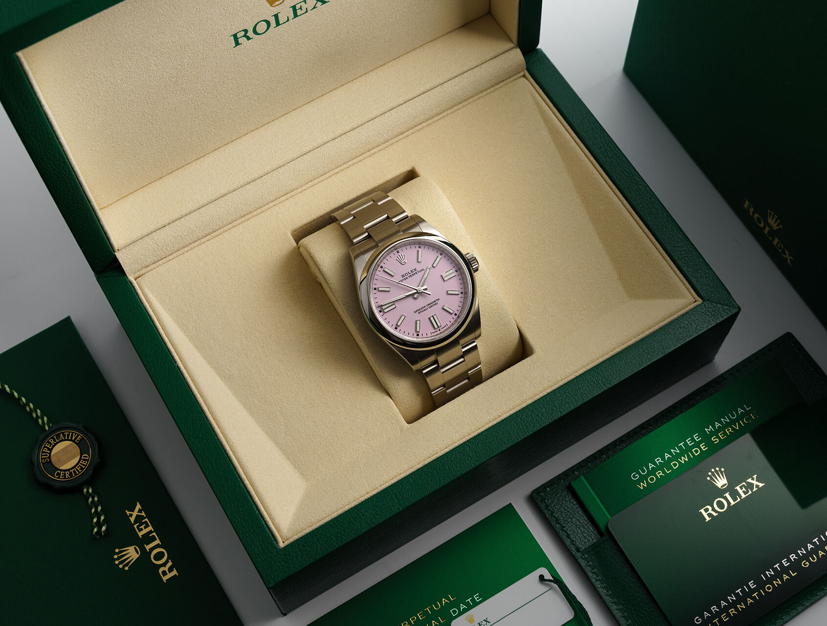 ref 134300 | 134300 - Candy Pink | Rolex Oyster Perpetual