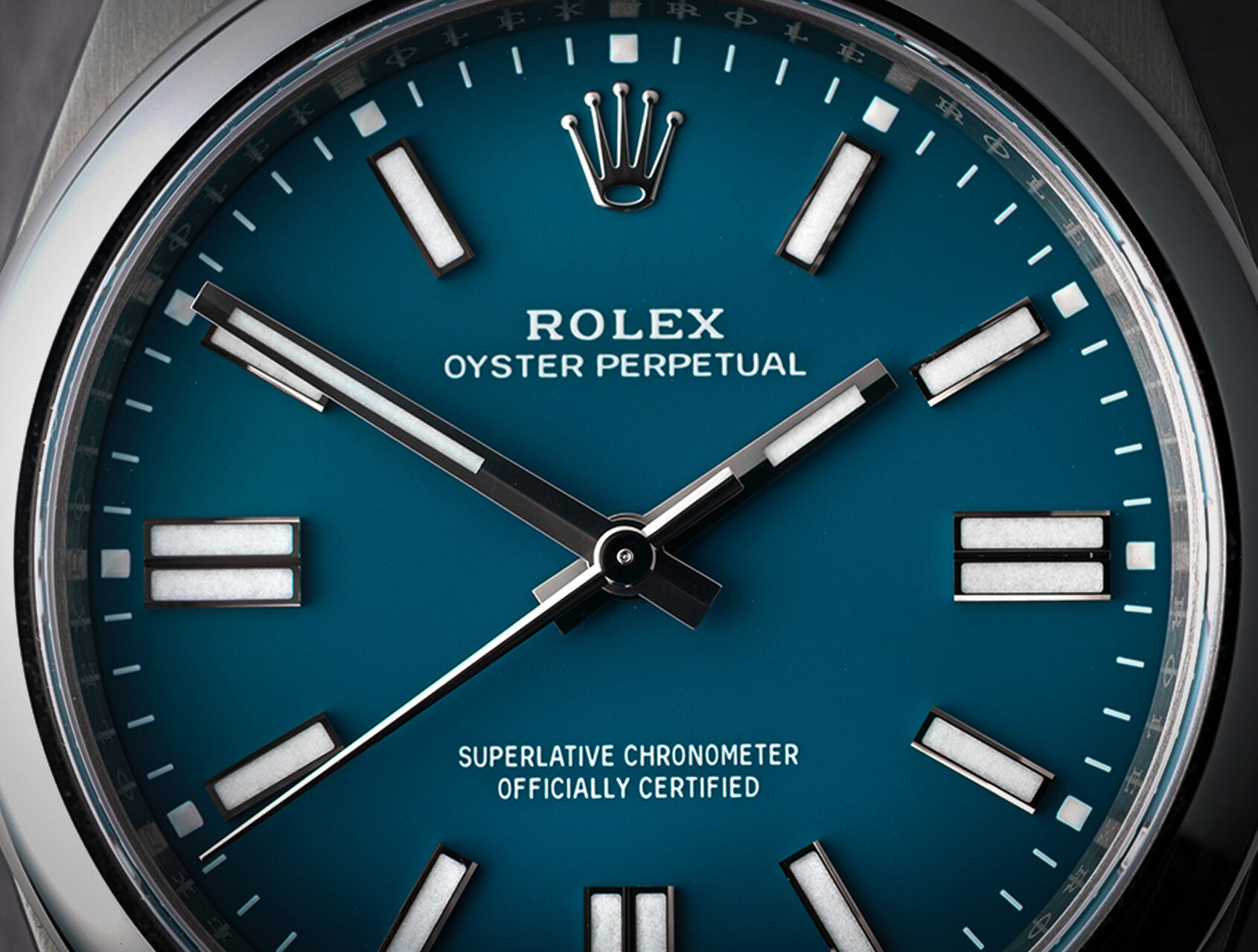 ref 134300 | 134300 - Med Blue | Rolex Oyster Perpetual