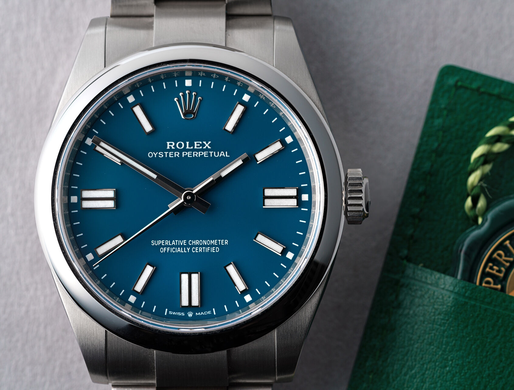 ref 134300 | 134300 - Med Blue | Rolex Oyster Perpetual