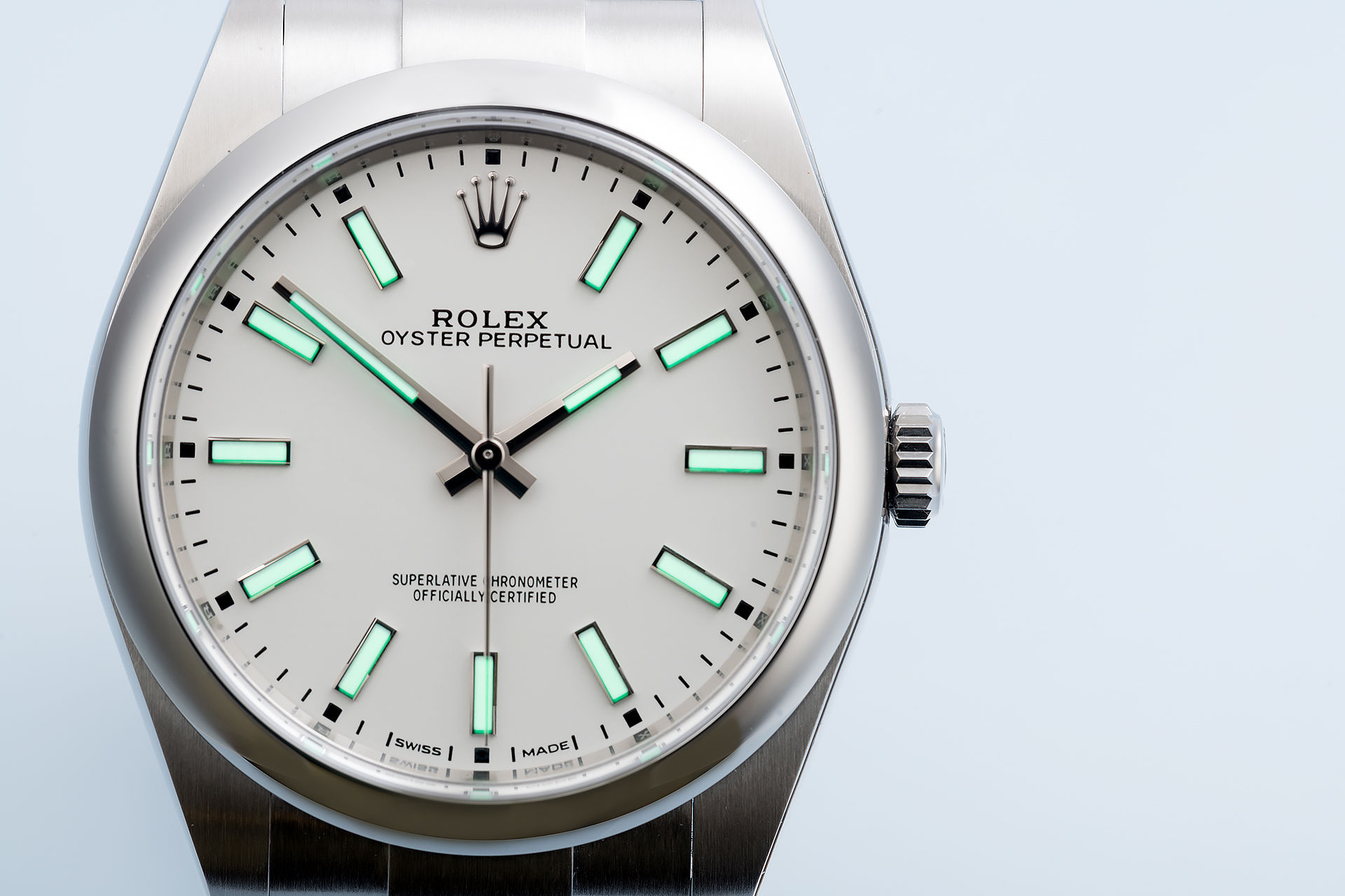 ref 114300 | 5 Year Warranty 'Full Set' | Rolex Oyster Perpetual