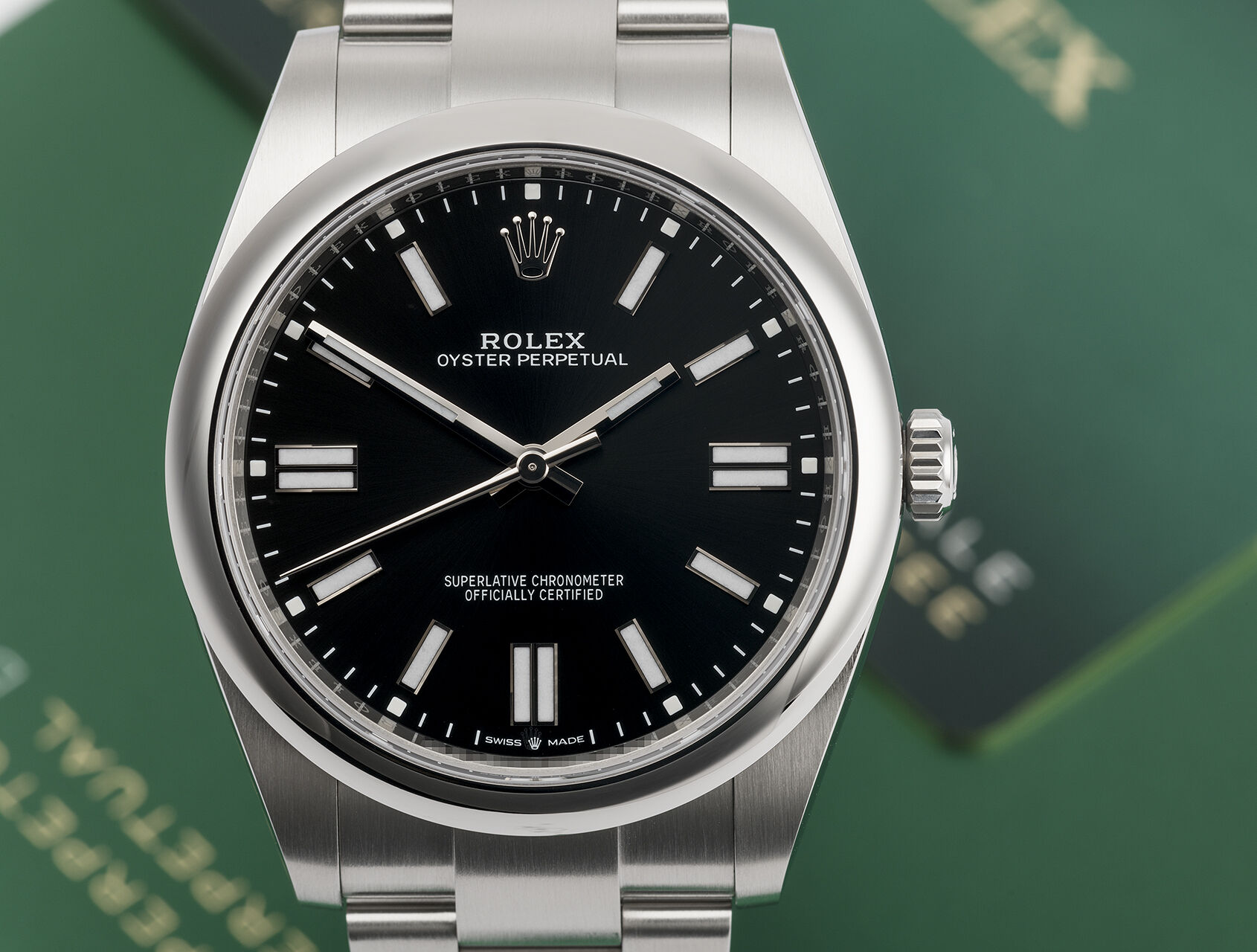 ref 124300 | Box & Certificate | Rolex Oyster Perpetual