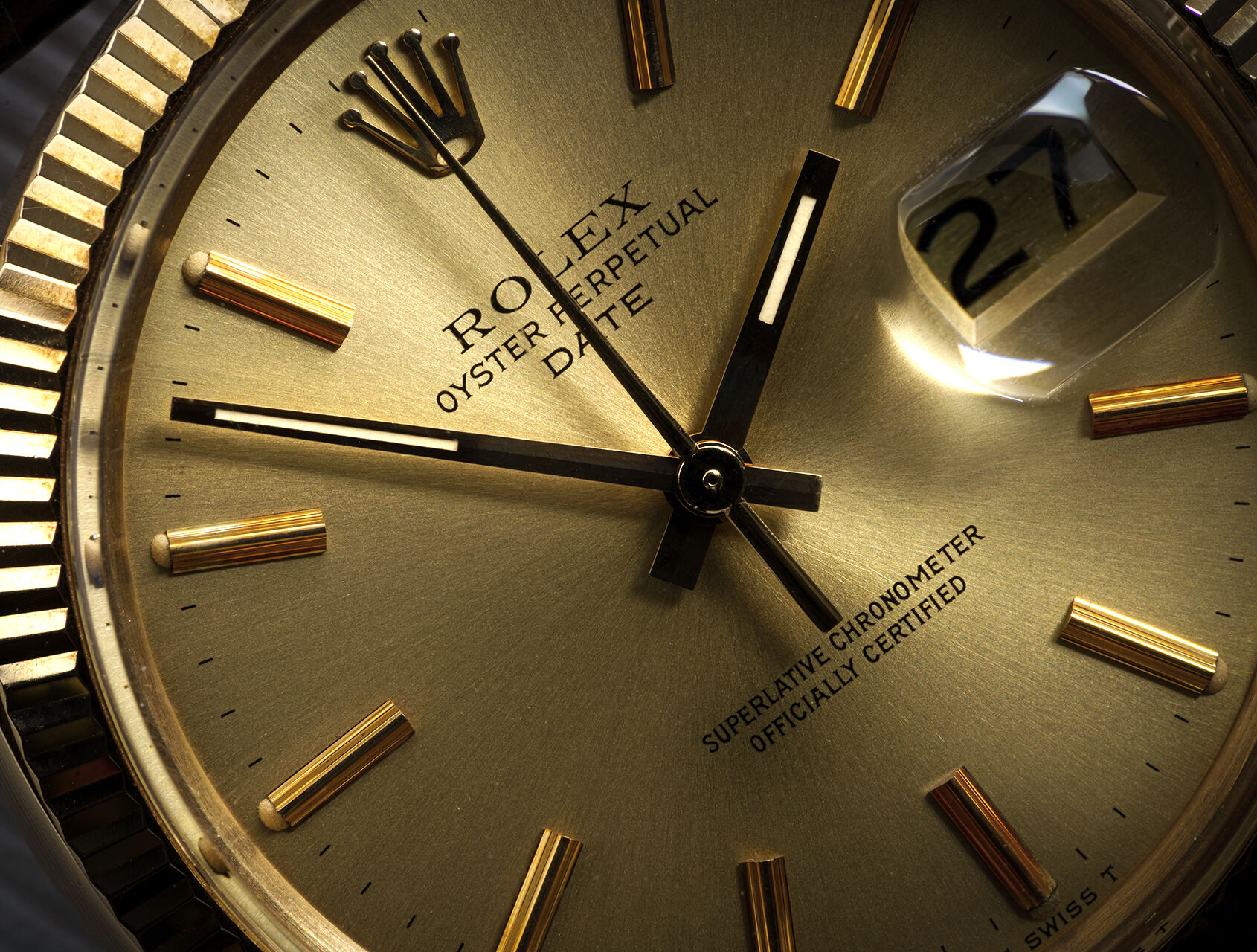 ref 1503 | 1503 - 18ct Yellow Gold | Rolex Oyster Perpetual Date
