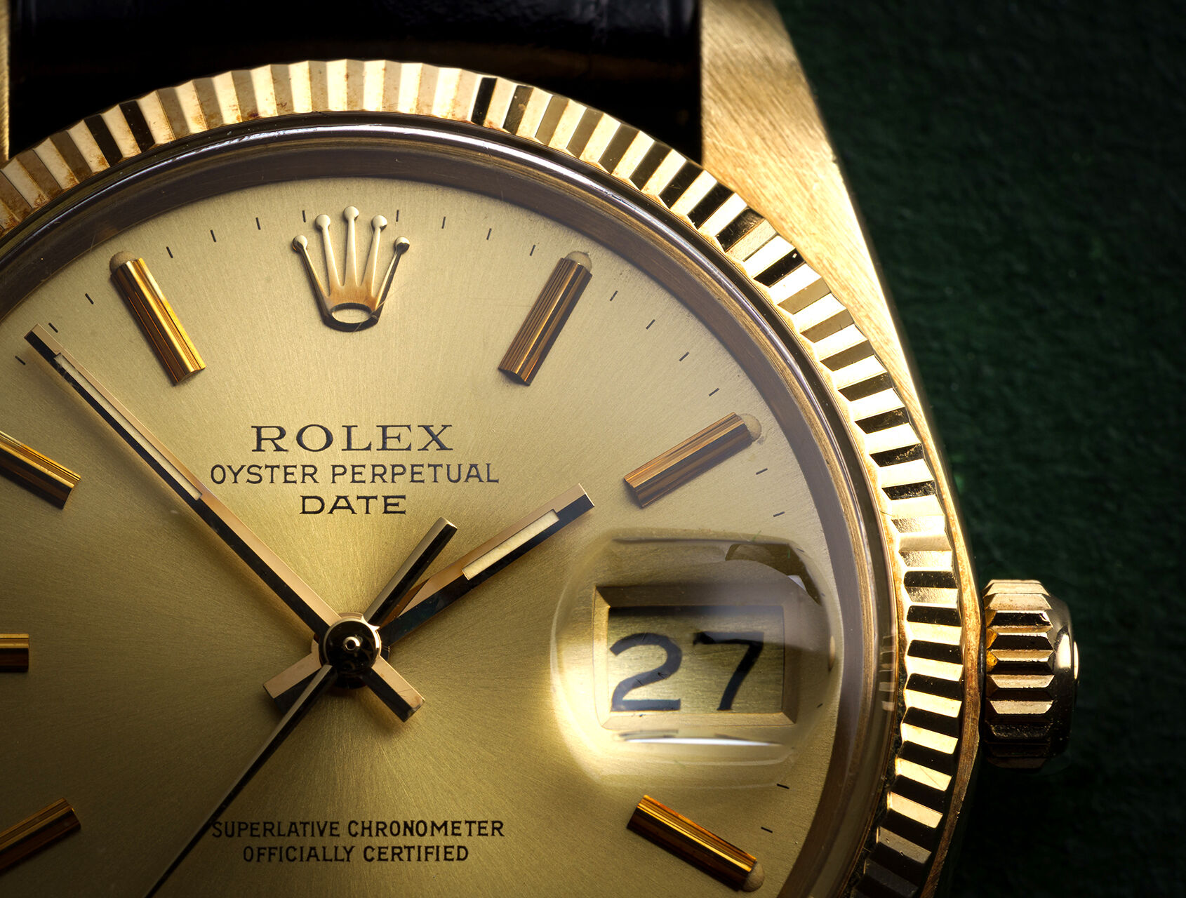 ref 1503 | 1503 - 18ct Yellow Gold | Rolex Oyster Perpetual Date