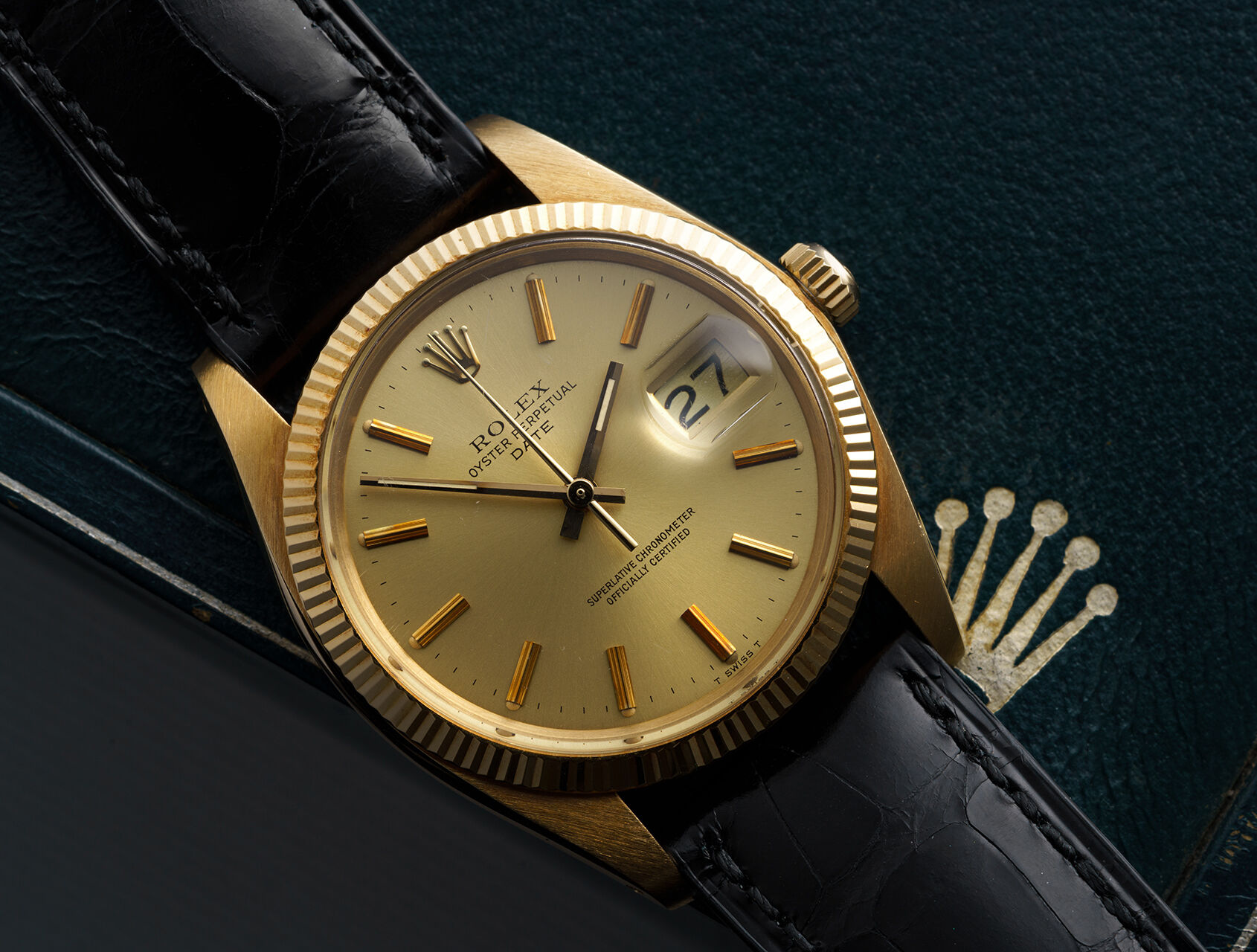 ref 1503 | 1503 - 18ct Yellow Gold | Rolex Oyster Perpetual Date