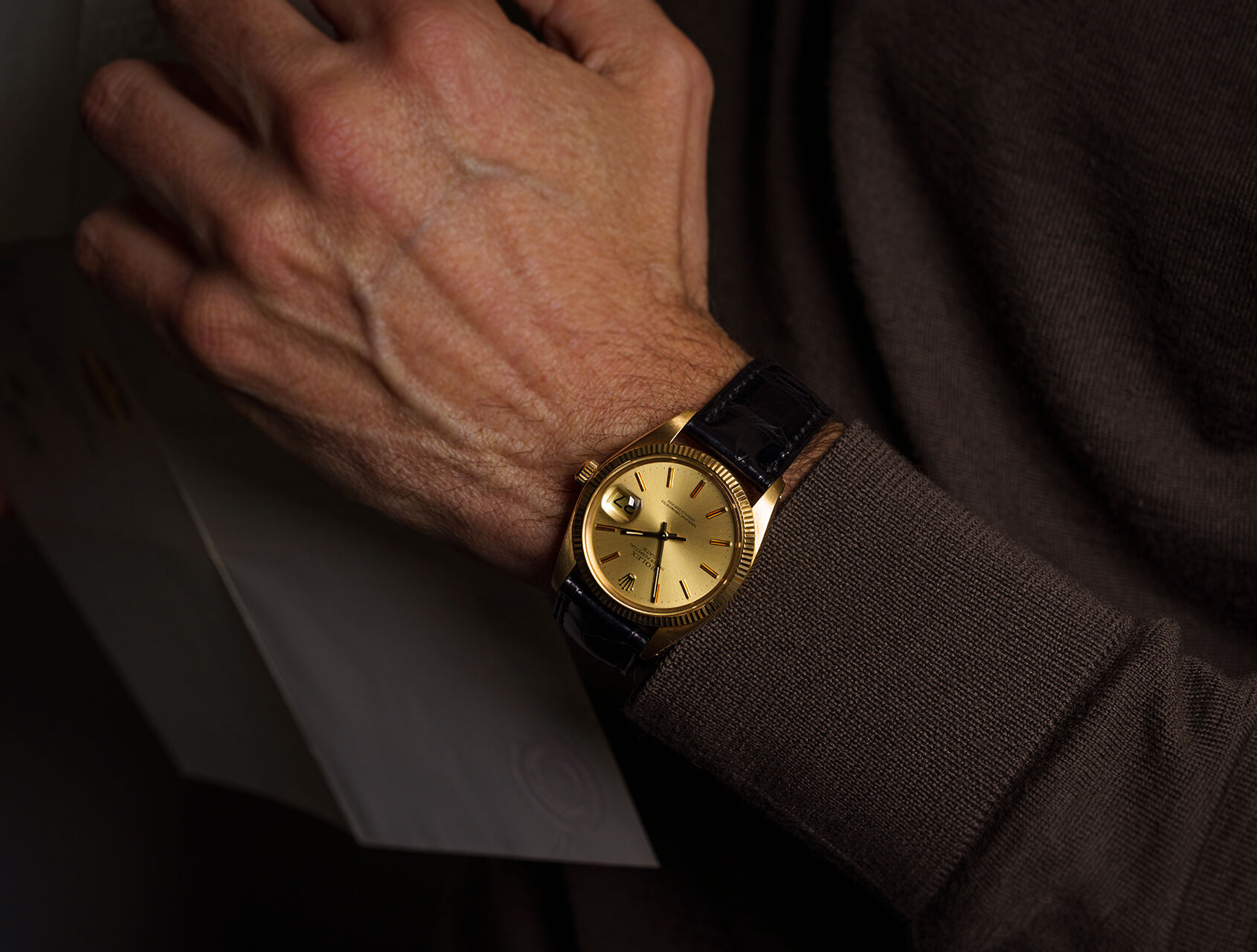 ref 1503 | 1503 - 18ct Yellow Gold | Rolex Oyster Perpetual Date