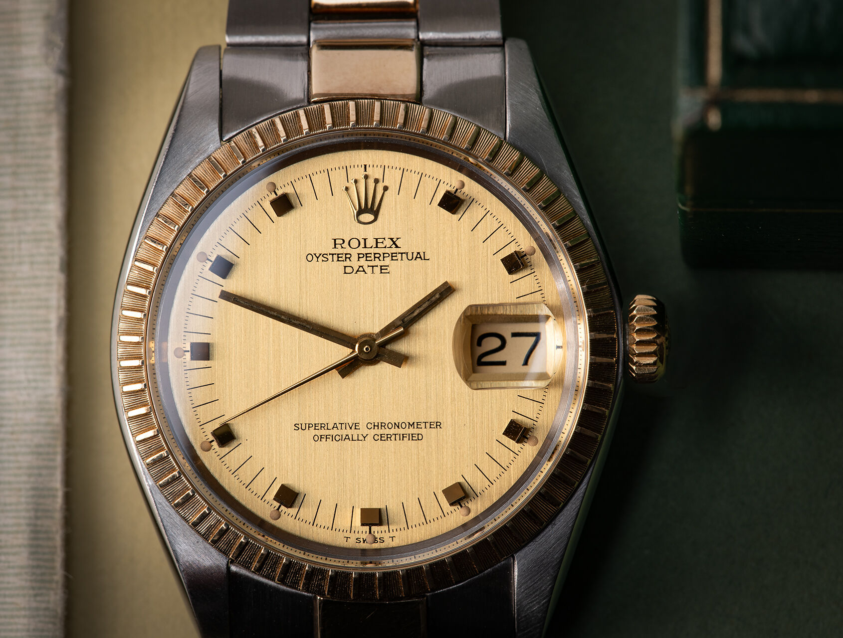 ref 1505 | 1505 - Box & Papers | Rolex Oyster Perpetual Date