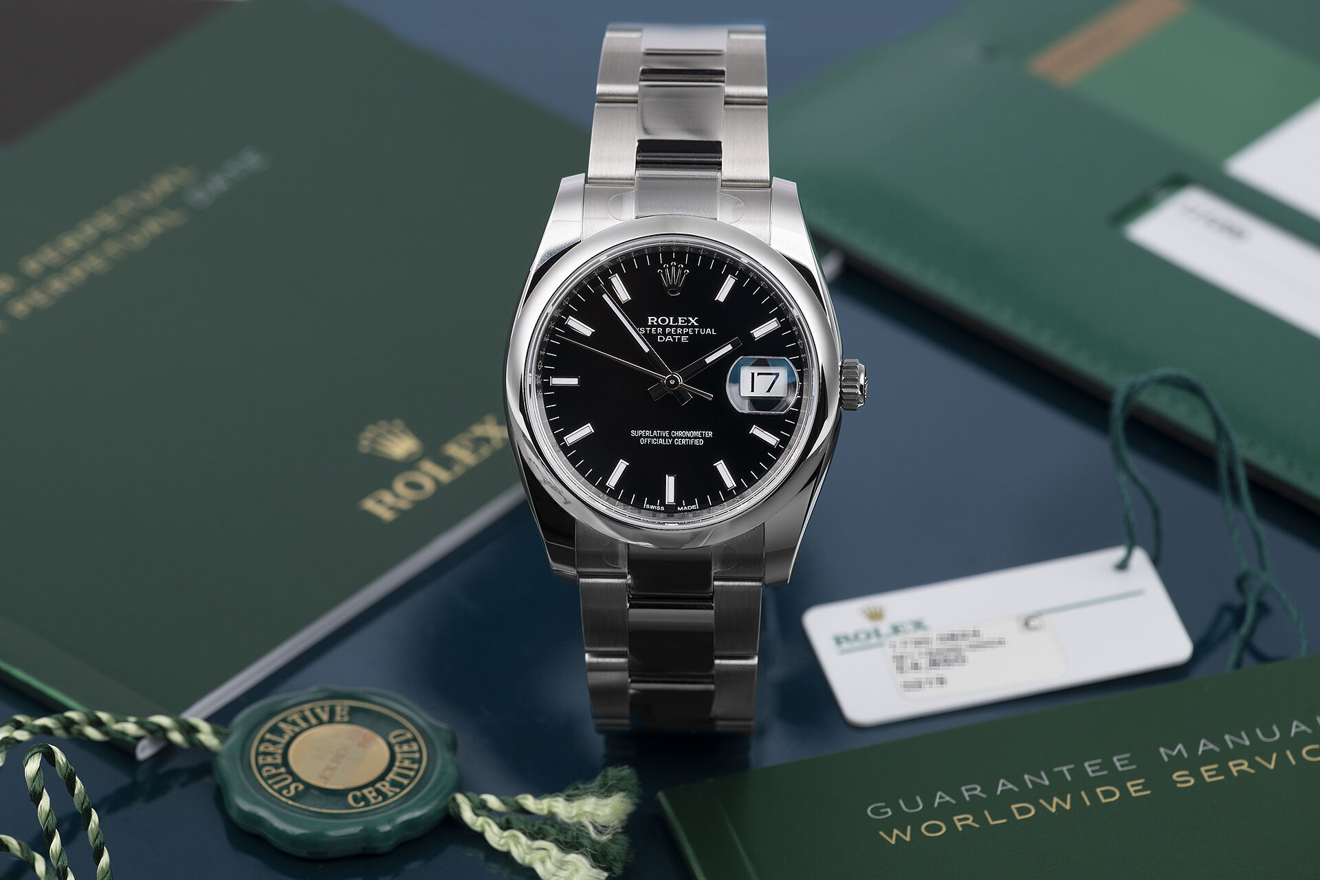 ref 115200 | Rolex Warranty to 2024 | Rolex Oyster Perpetual Date