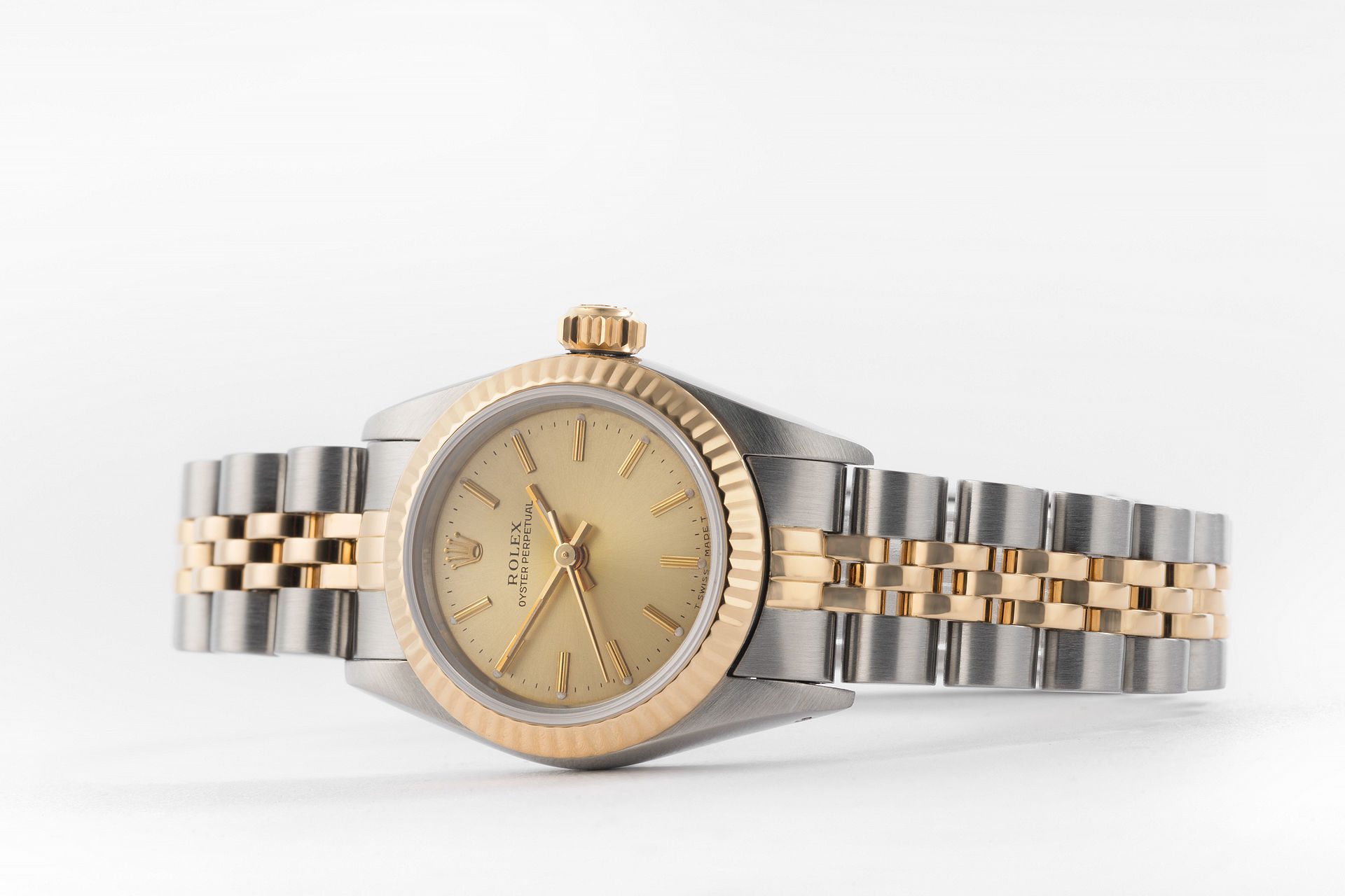 ref 67193 | Gold & Steel 'Box & Papers' | Rolex Oyster Perpetual