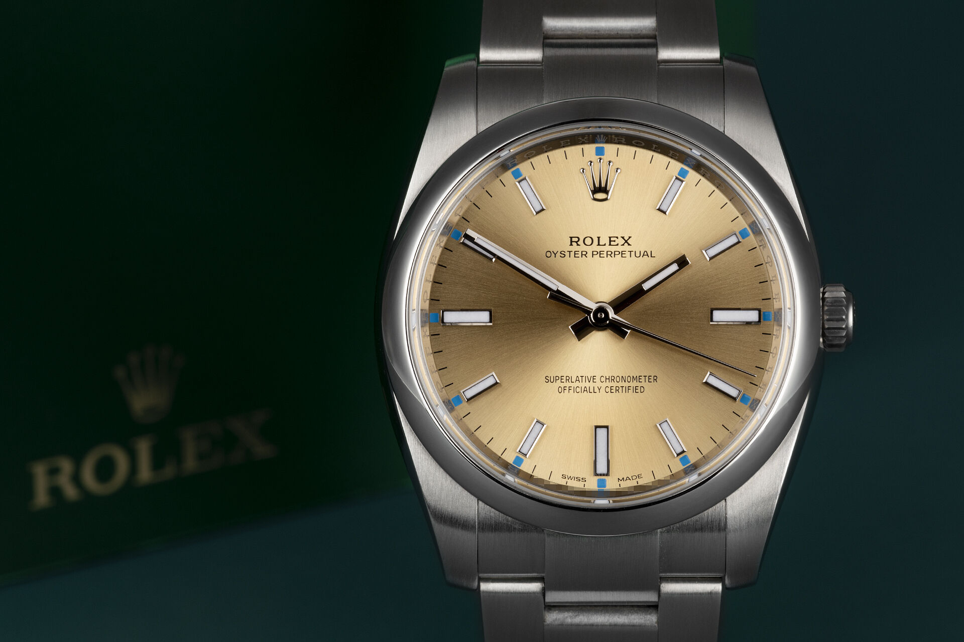 ref 114200 | 'Grape Dial' | Rolex Oyster Perpetual