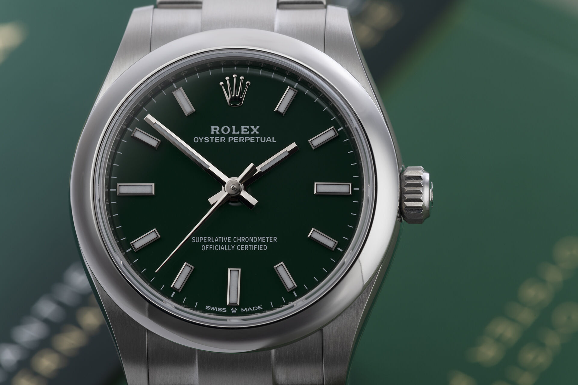 ref 277200 | Latest Release - Green Dial | Rolex Oyster Perpetual