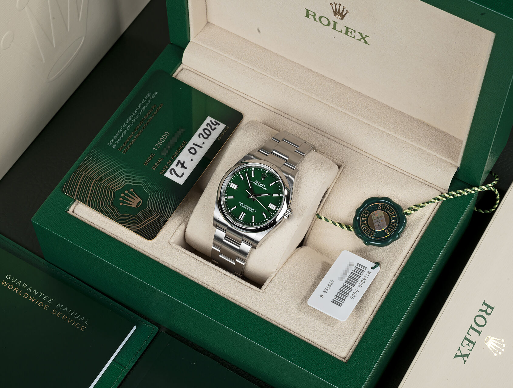 ref 126000 | 126000 - 5 Year Rolex Warranty | Rolex Oyster Perpetual