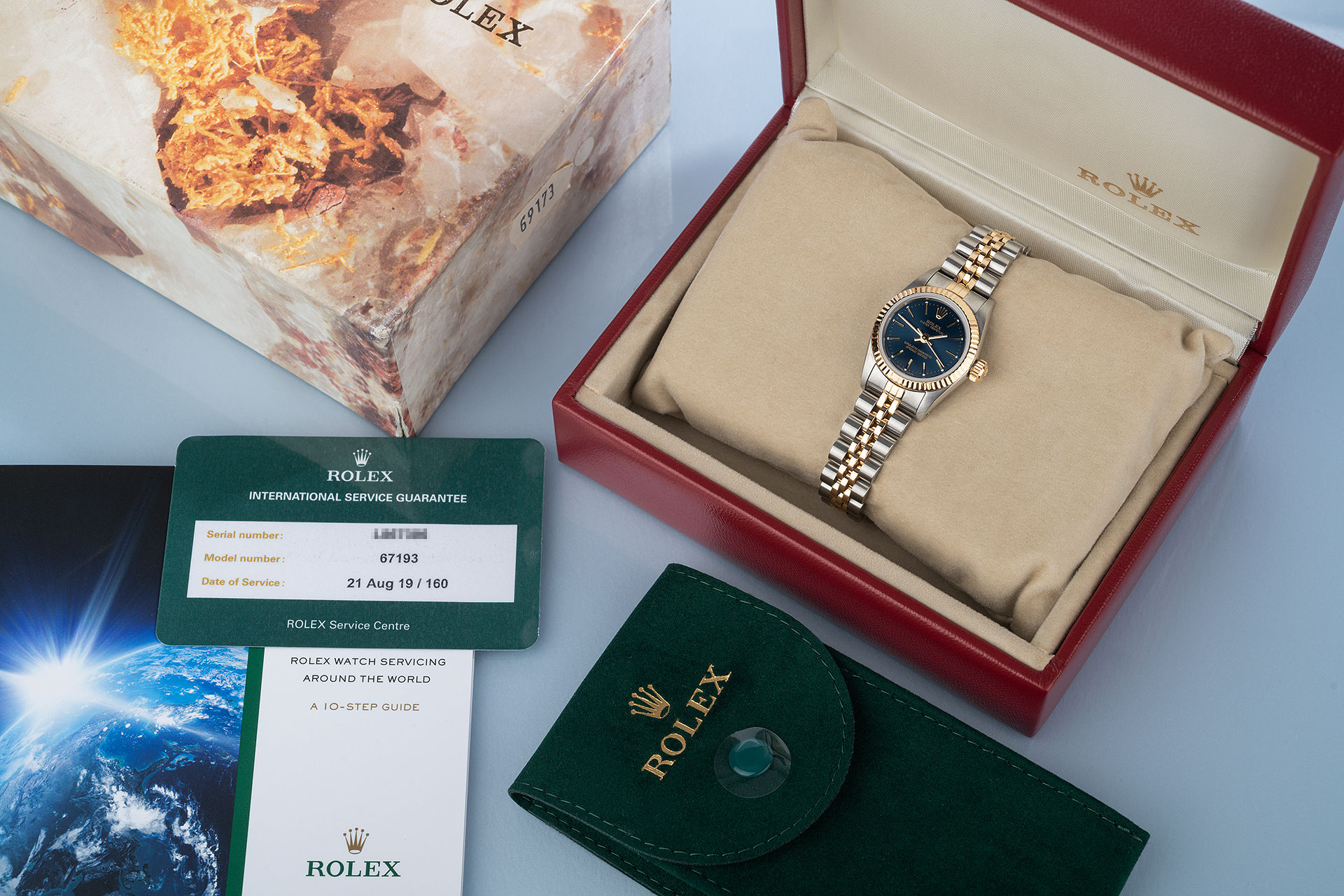 ref 67193 | '2 Year Warranty'  | Rolex Oyster Perpetual