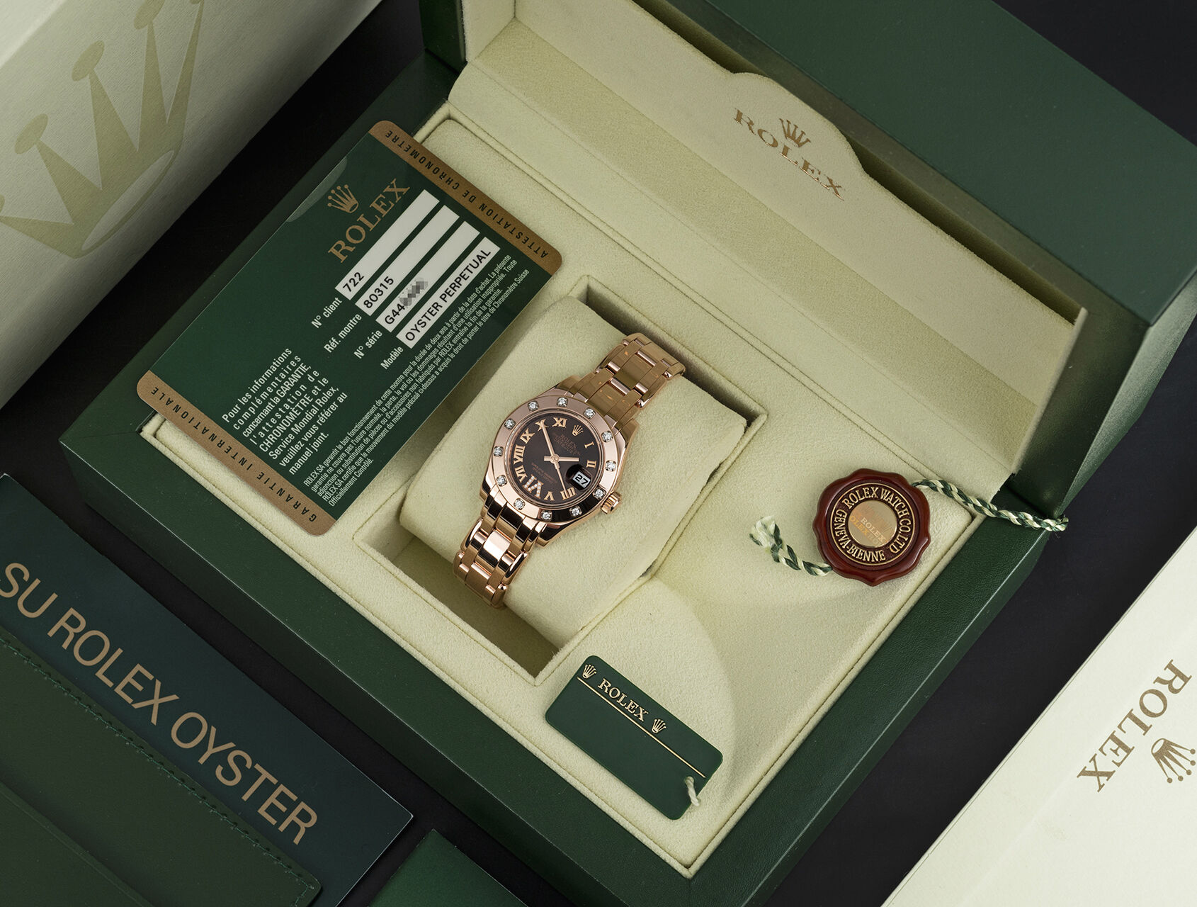 ref 80315 | 80315 - Rose Gold | Rolex Pearlmaster