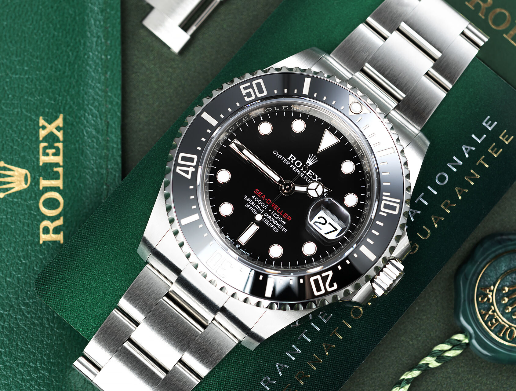 ref 126600 | 126600 - Box & Certificate | Rolex Sea-Dweller