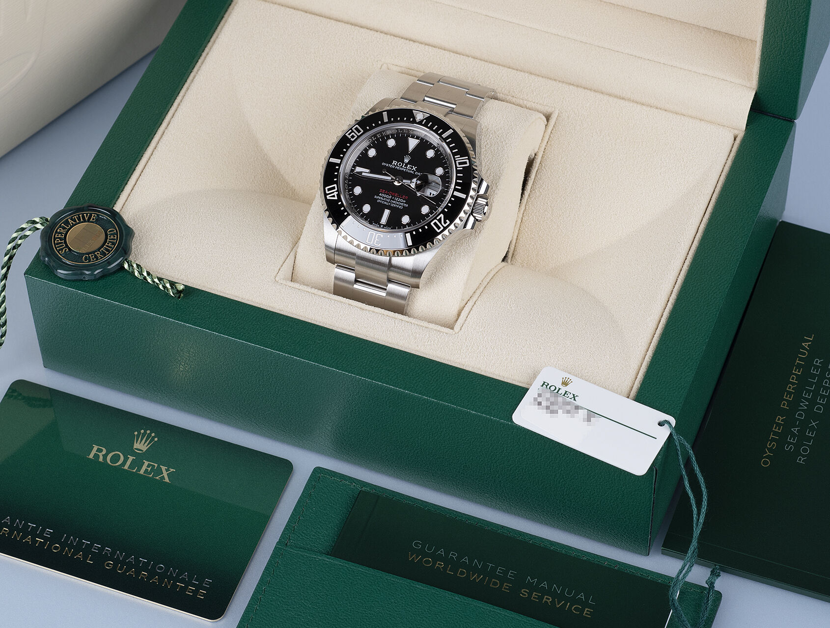 ref 126600 | 126600 - Box & Certificate | Rolex Sea-Dweller