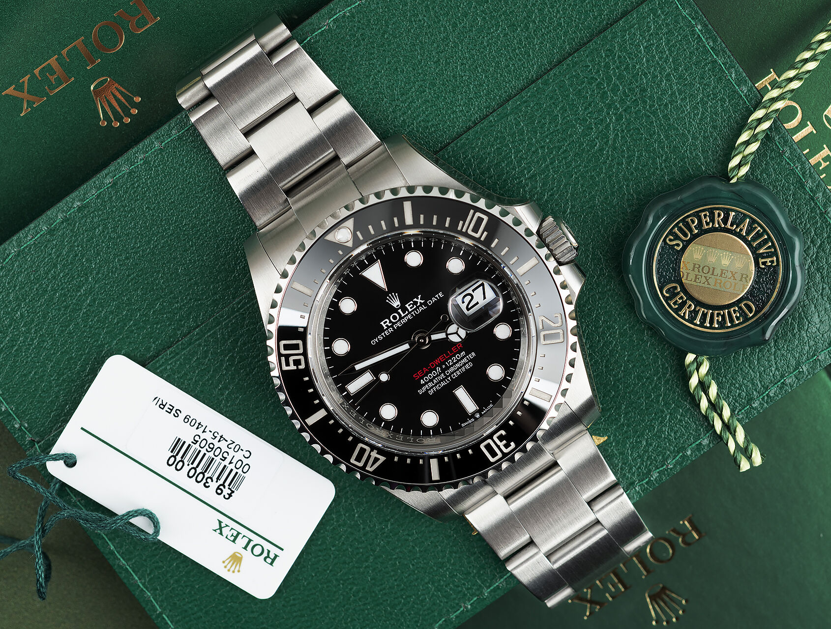 ref 126600 | 126600 - Box & Certificate | Rolex Sea-Dweller