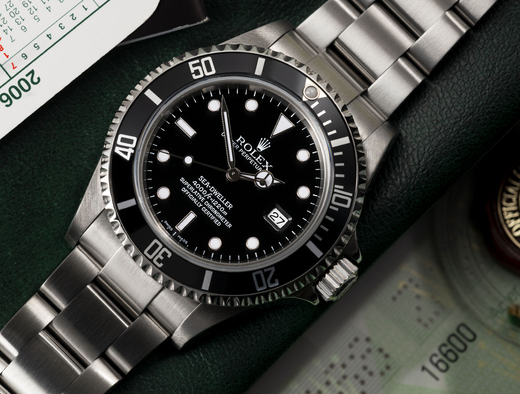 ref 16600 | 16600 - Aluminum Bezel | Rolex Sea-Dweller