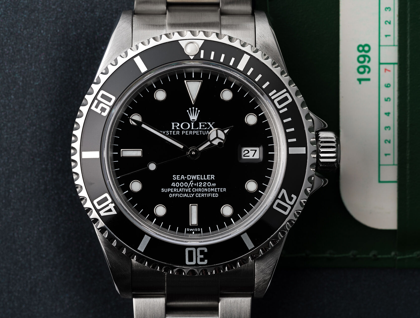 ref 16600 | 16600 - Box & Certificate | Rolex Sea-Dweller