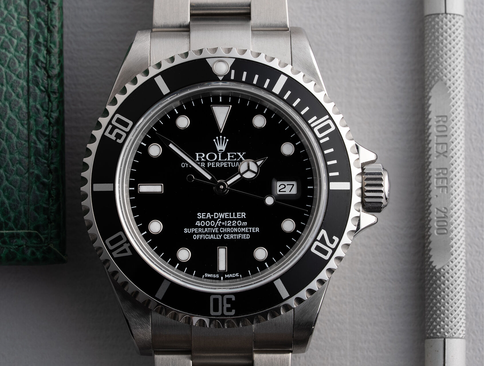 ref 16600 | 16600 - Box & Certificate | Rolex Sea-Dweller