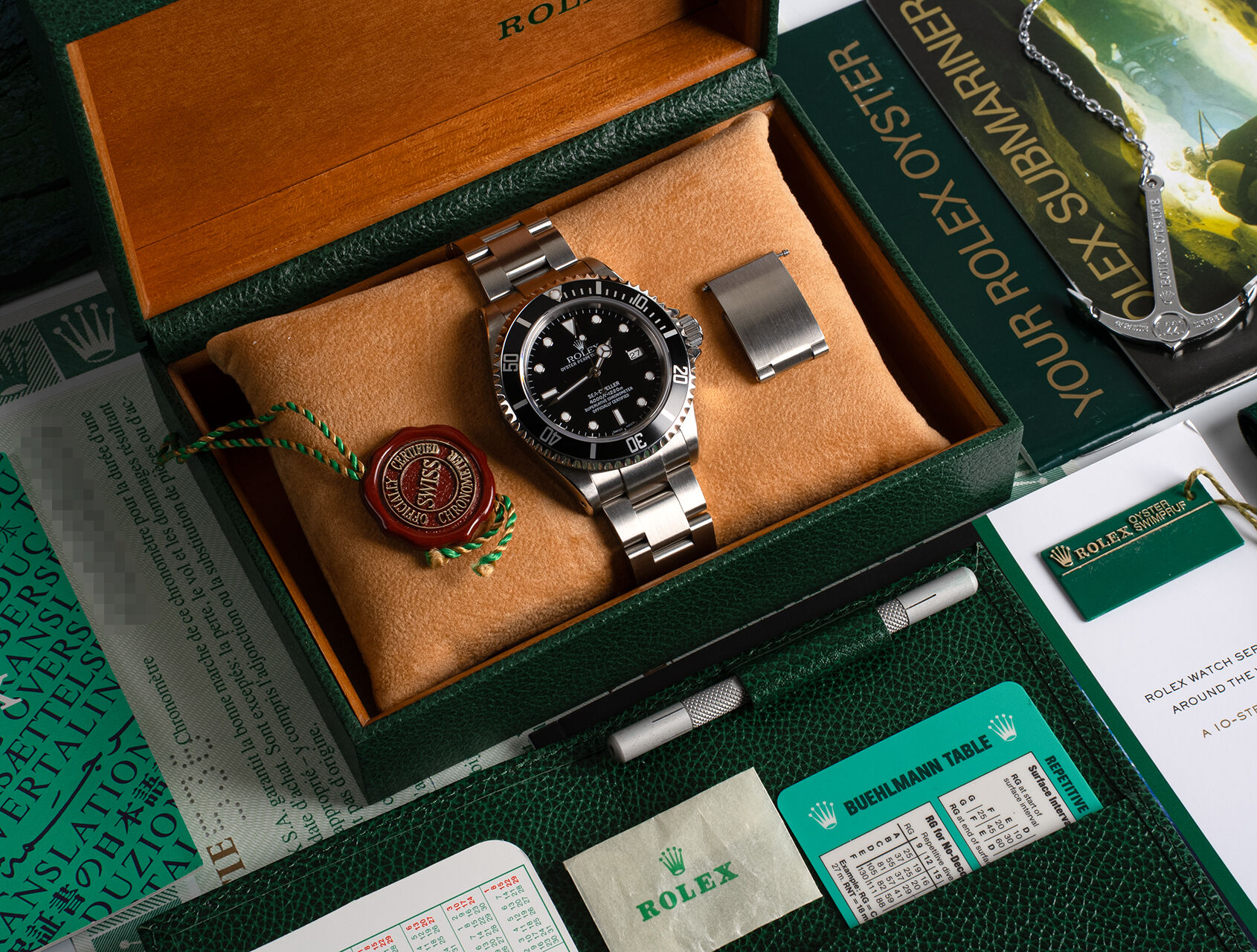 ref 16600 | 16600 - Box & Certificate | Rolex Sea-Dweller