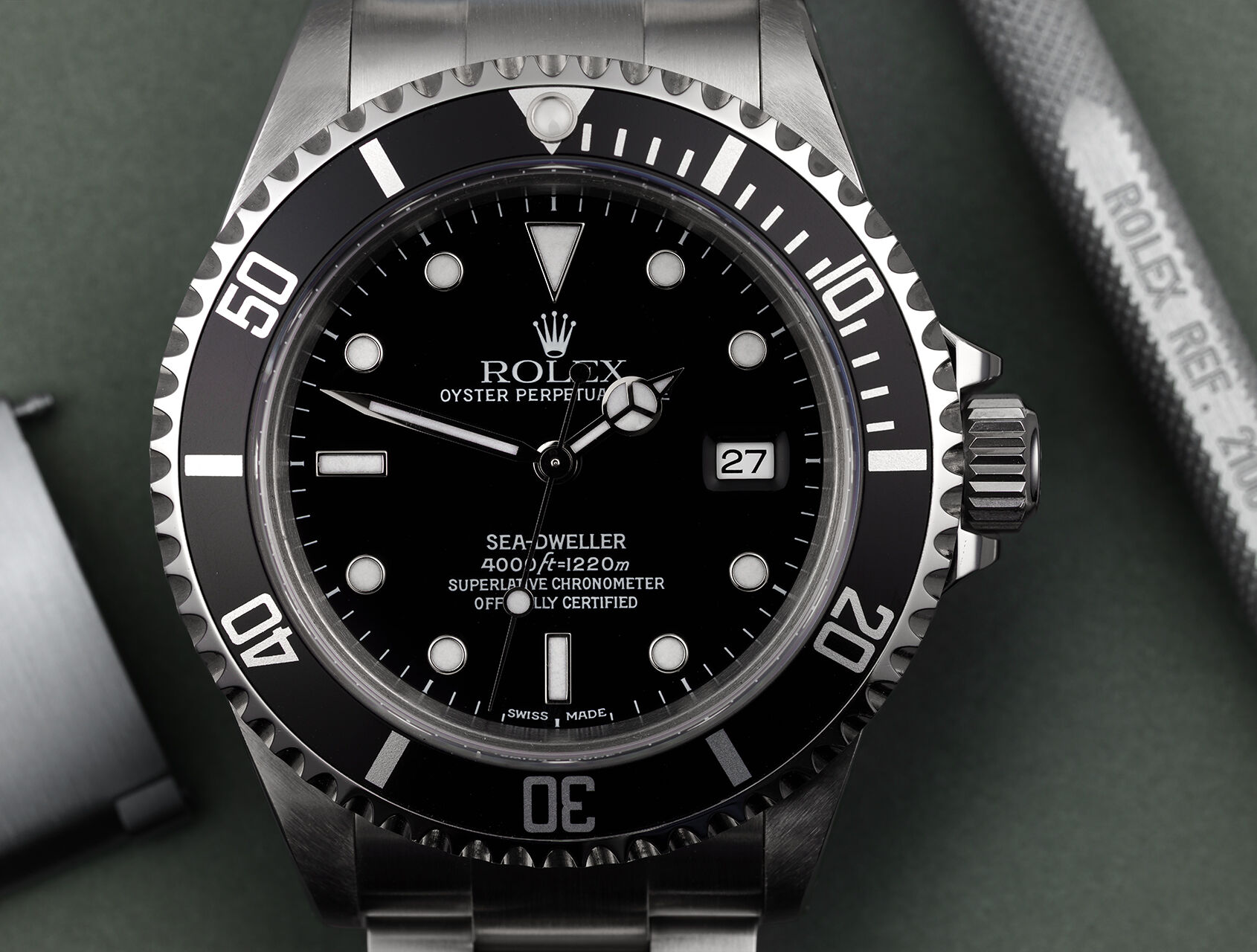 ref 16600 | 16600 - Box & Certificate | Rolex Sea-Dweller