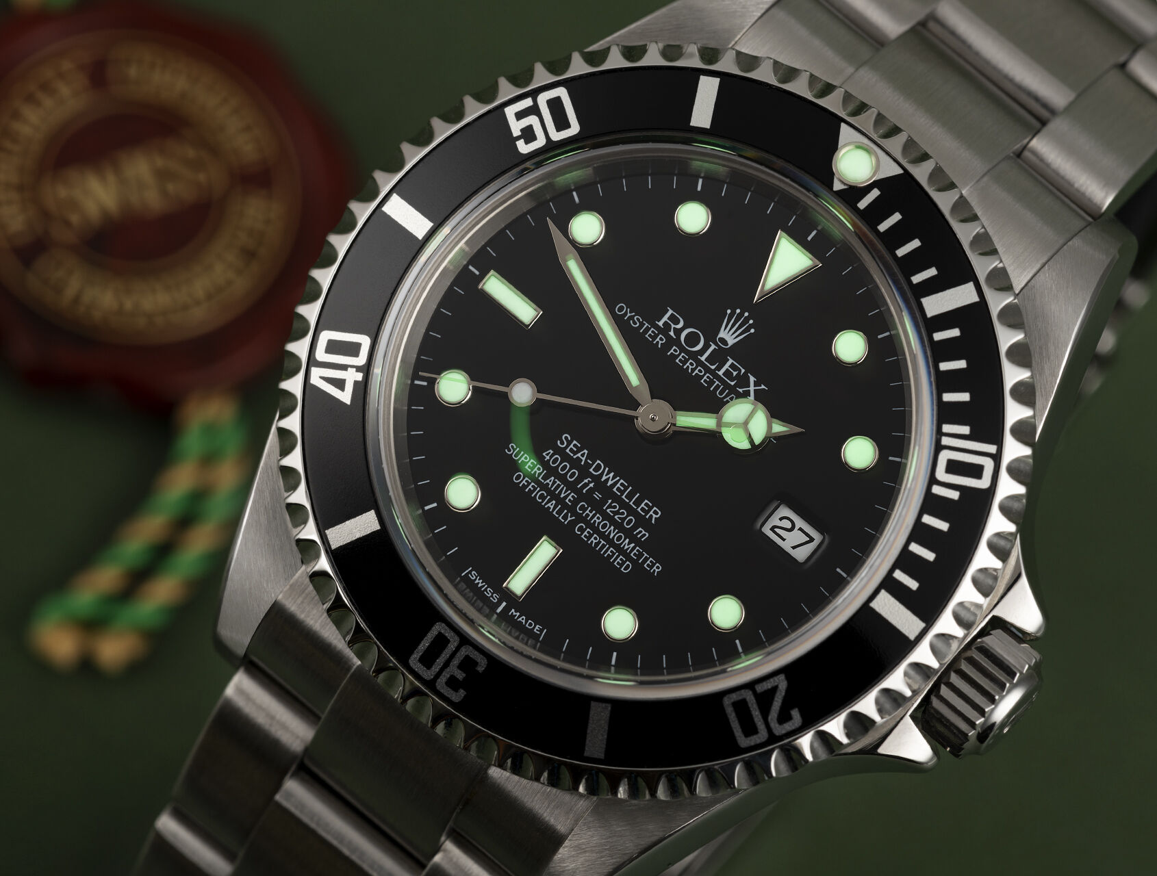 ref 16600 | 16600 - Box & Certificate | Rolex Sea-Dweller