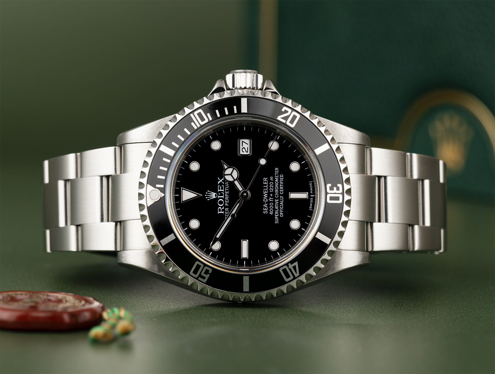 ref 16600 | 16600 - Box & Certificate | Rolex Sea-Dweller