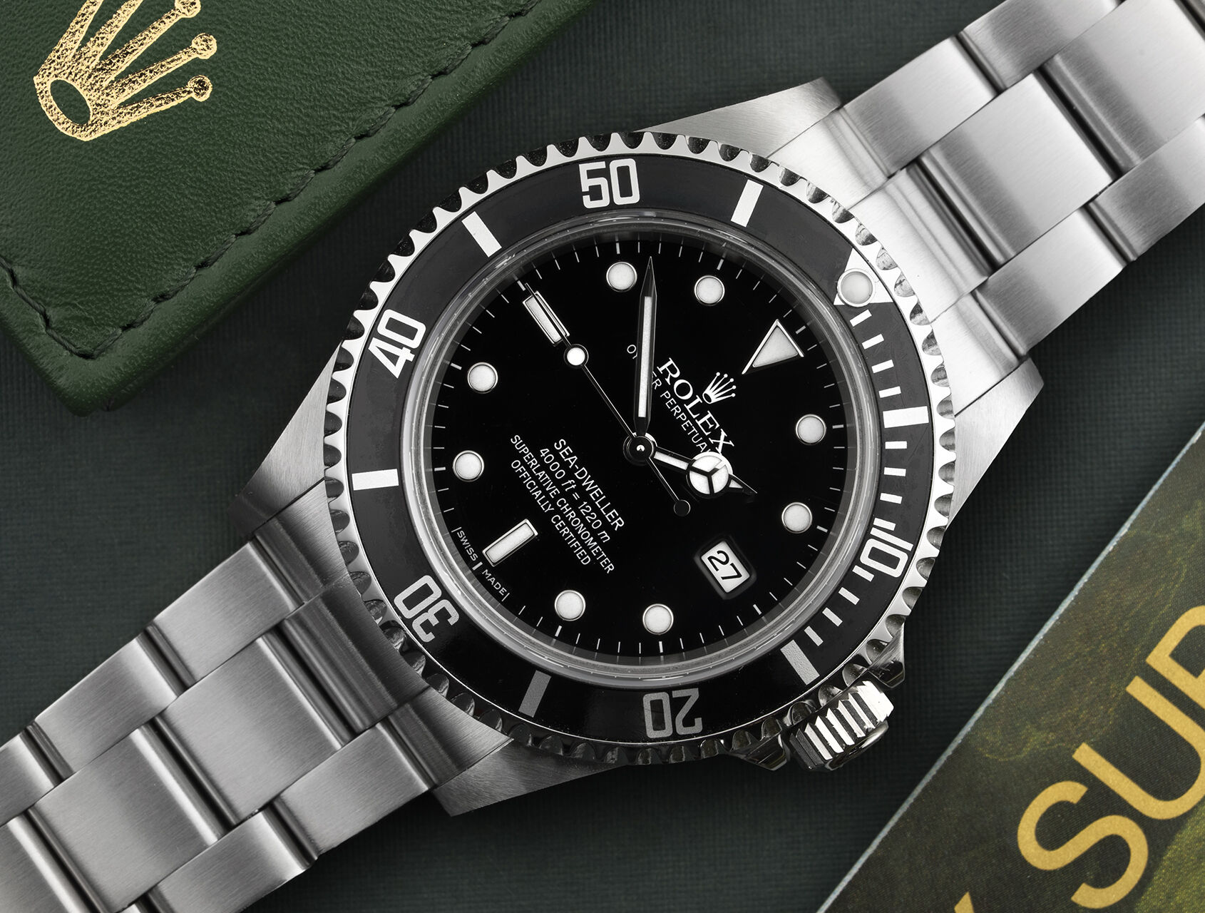 ref 16600 | 16600 - Box & Certificate | Rolex Sea-Dweller