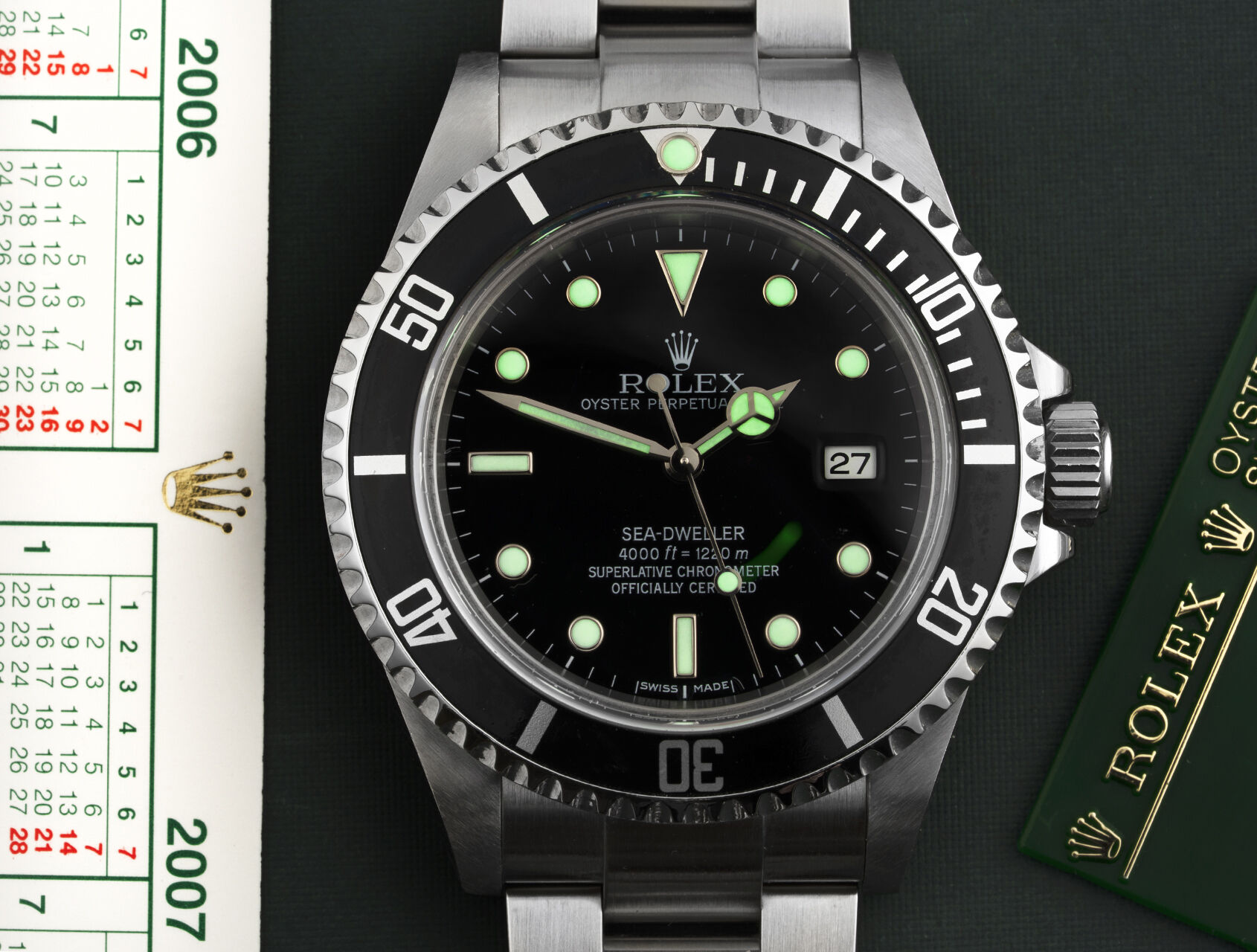 ref 16600 | 16600 - Box & Certificate | Rolex Sea-Dweller