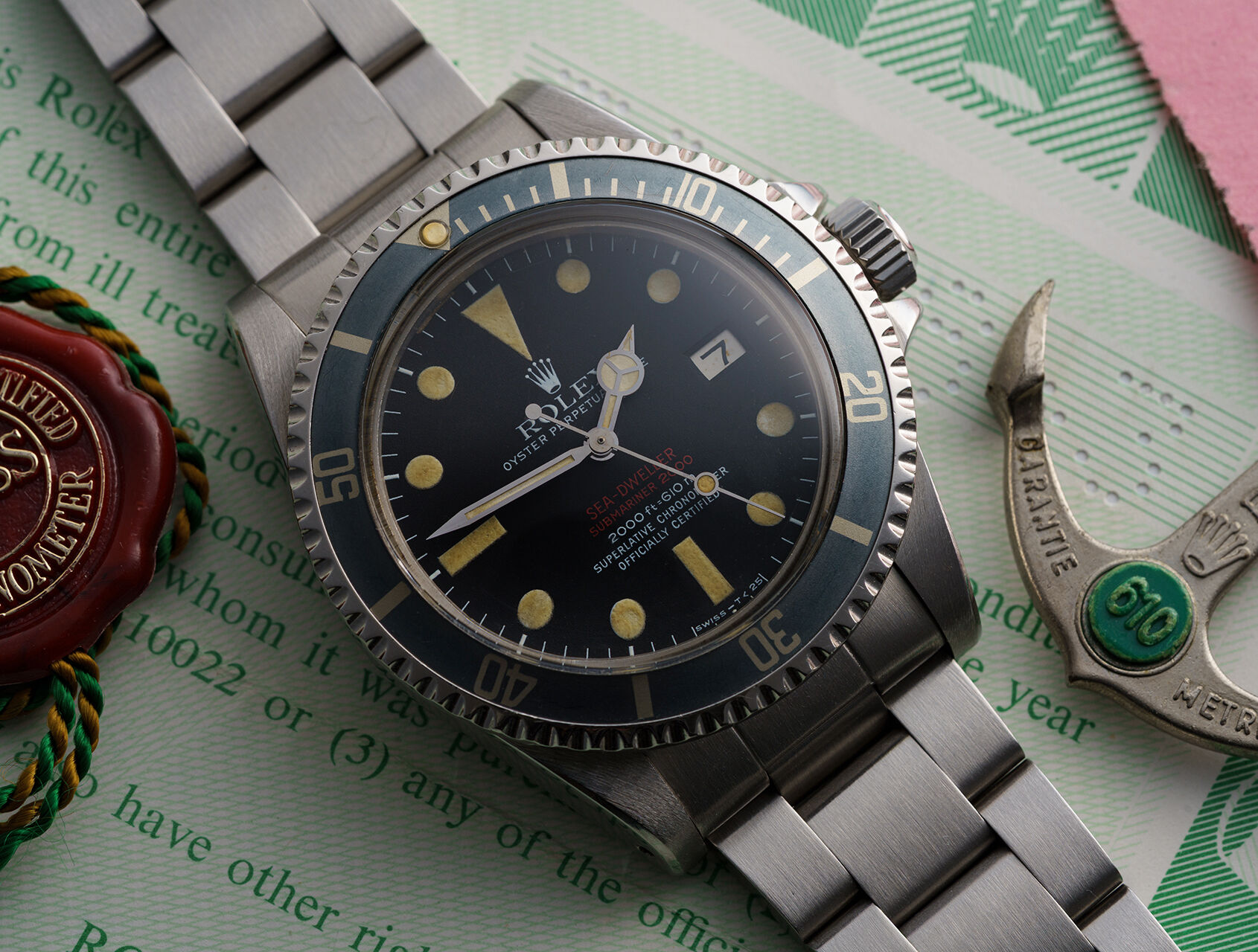 ref 1665 | 'Double Red' | Rolex Sea-Dweller