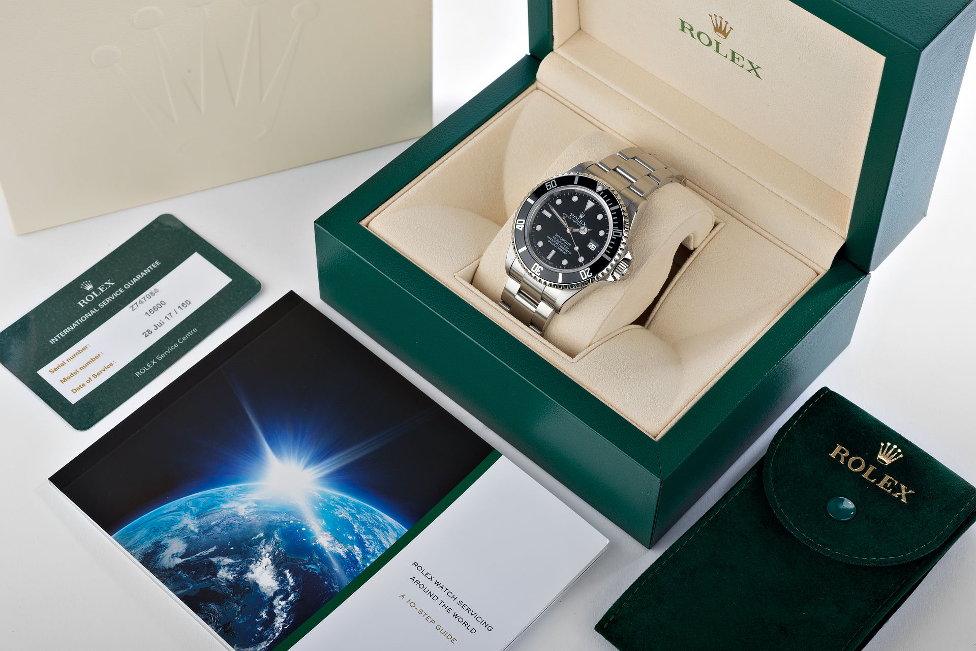 ref 16600 | 2 Year Rolex Service Warranty | Rolex Sea-Dweller