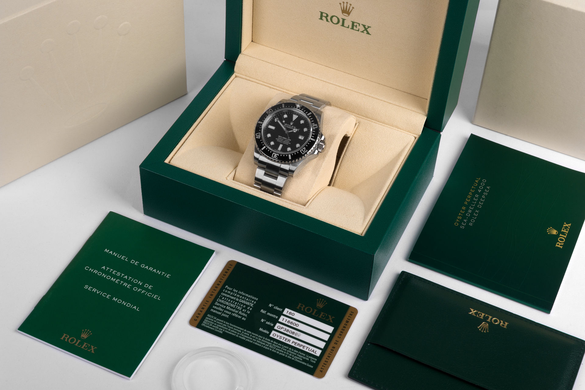 ref 116600 | Box & Certificate | Rolex Sea-Dweller 4000