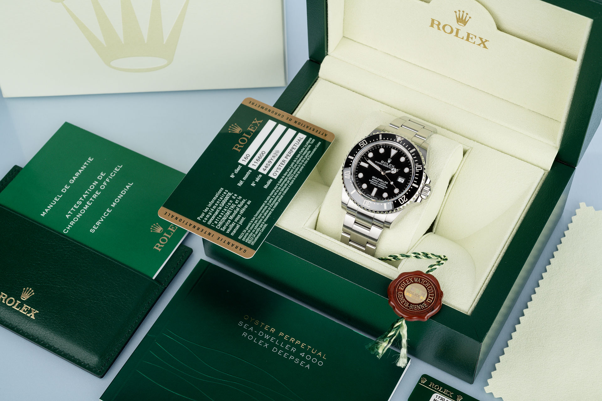 ref 116600 | Complete Set 'Box & Papers' | Rolex Sea-Dweller 4000