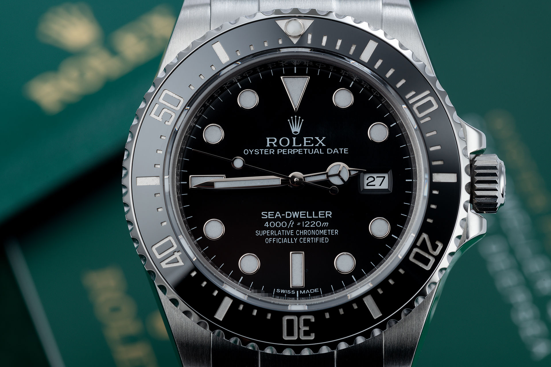ref 116600 | Complete Set 'Under Rolex Service Warranty' | Rolex Sea-Dweller 4000