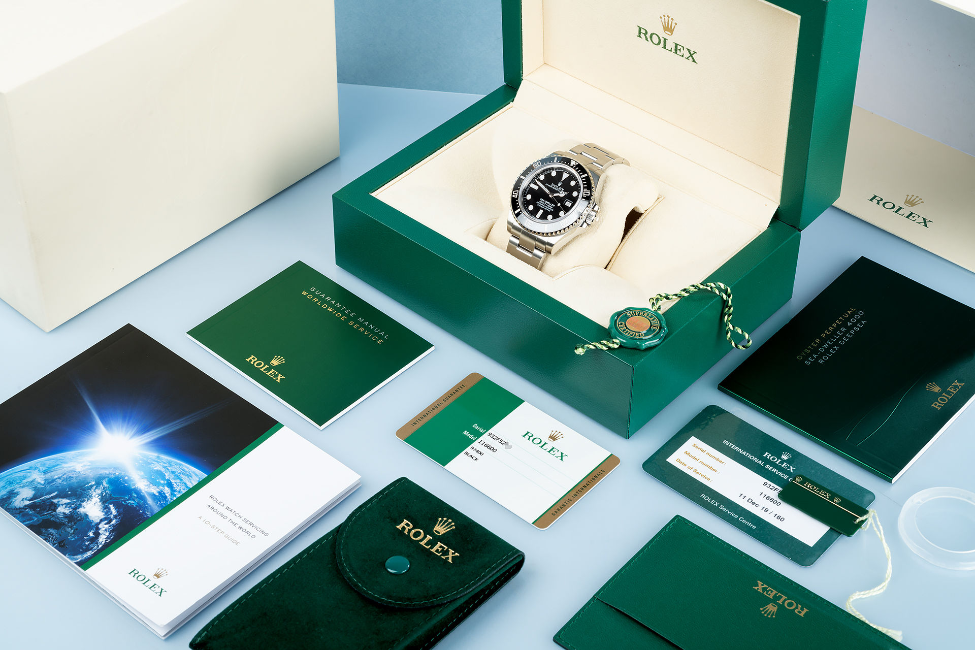 ref 116600 | 'Two Year Rolex Service Warranty' | Rolex Sea-Dweller 4000